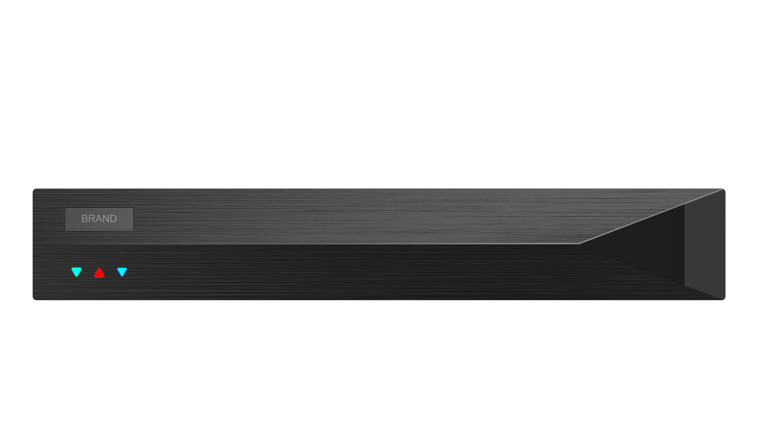 Wall hanging can be placed，Status Indicator Design，Home audio-visual set-top box，brushed metal appearance，