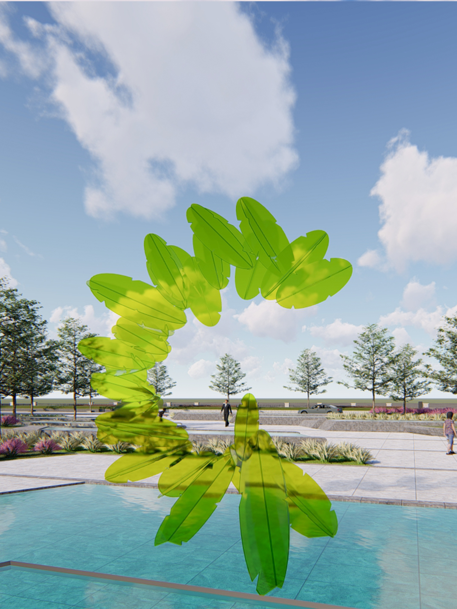 Sculpture Sculpture Landscape Sculpture，