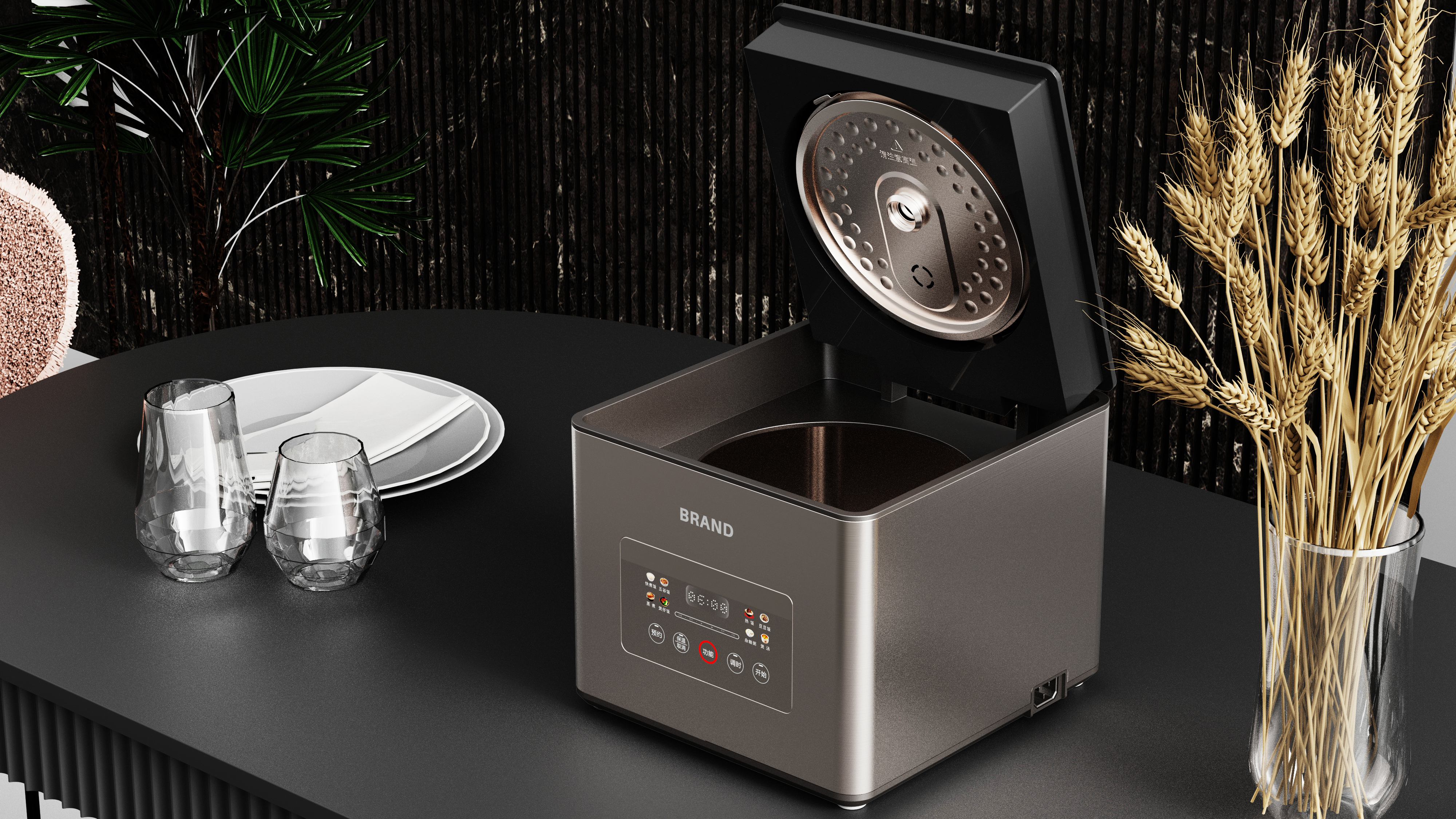 rice cooker，Appearance design，industrial design，rice cooker，designer，product design，Shunde Design，Zhongshan Design，