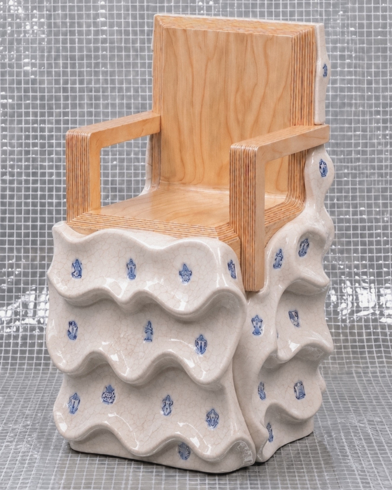 Ceramic Sculpture，Multifunctional storage，Furniture Chair，Storage books，HHMM，