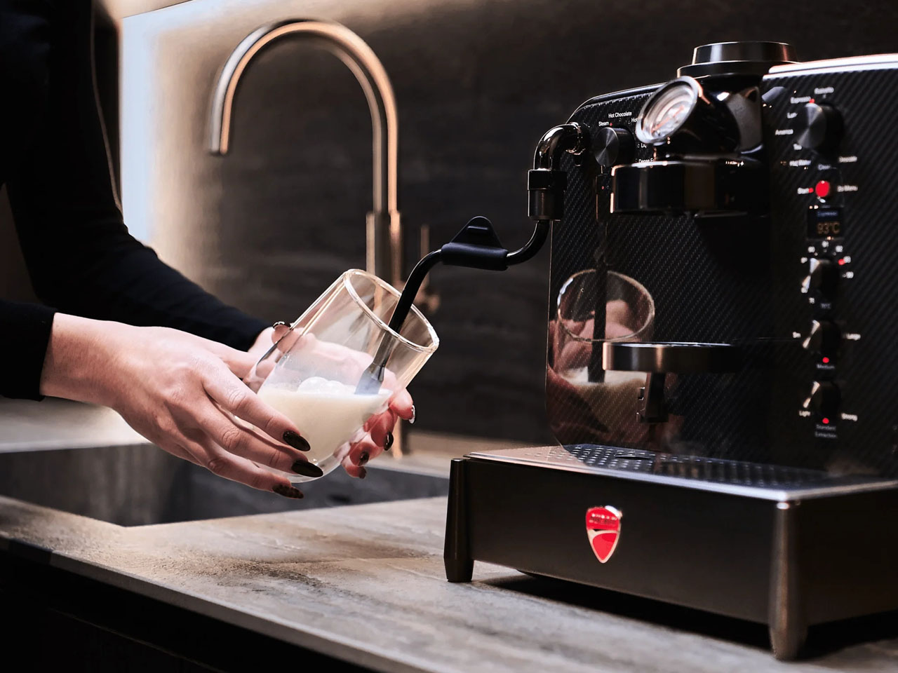 Ducati Barista M3，Cuisine Barista，Capsule, coffee machine，stainless steel，PVC coating，