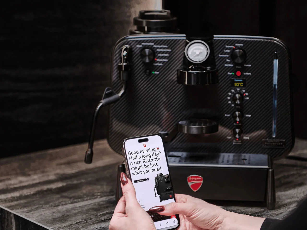 Ducati Barista M3，Cuisine Barista，Capsule, coffee machine，stainless steel，PVC coating，