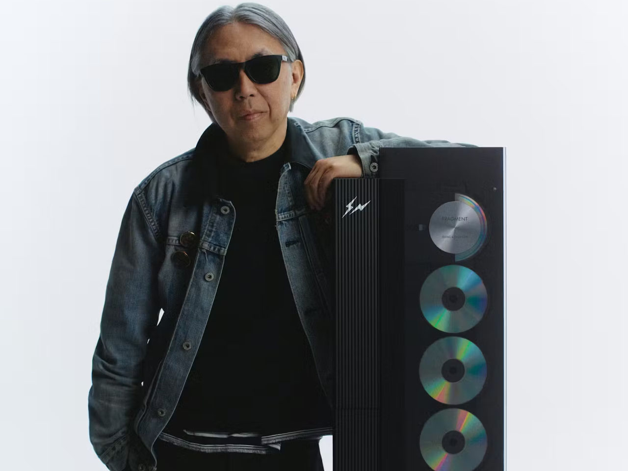 Bang & Olufsen，Beoplay H100，anodic oxidation ，Fragment Design，monochrome aesthetics，