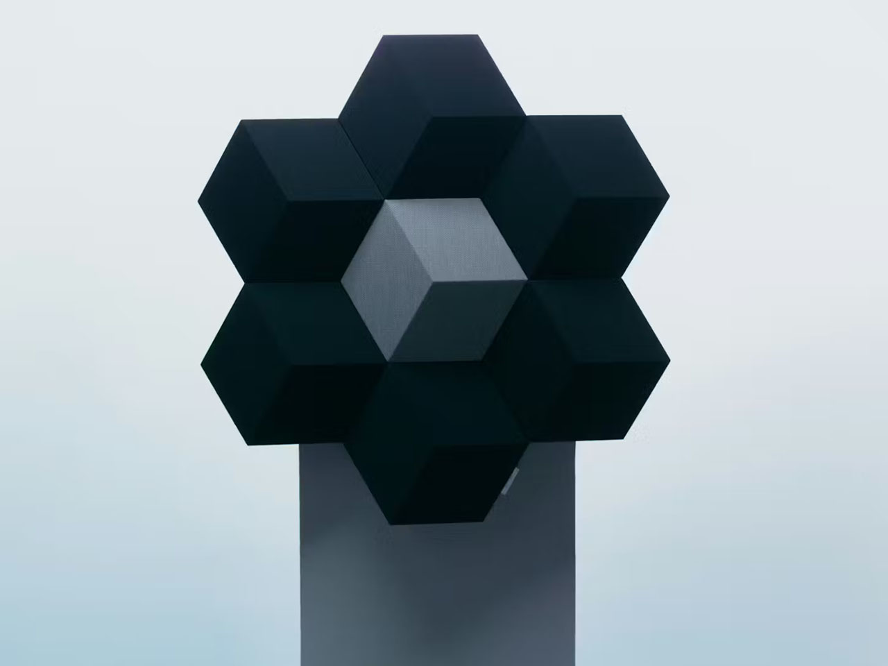 Bang & Olufsen，Beoplay H100，anodic oxidation ，Fragment Design，monochrome aesthetics，