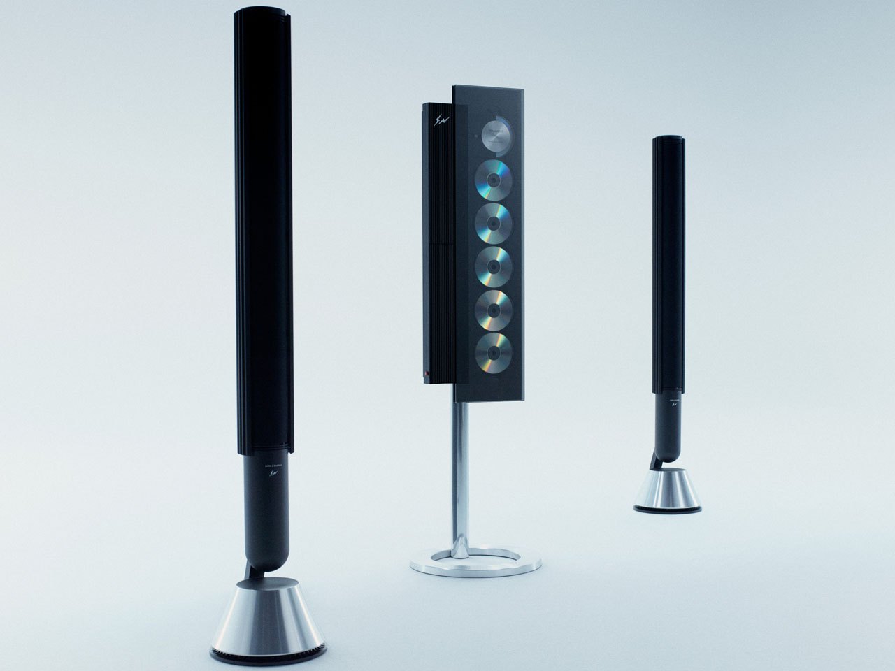 Bang & Olufsen，Beoplay H100，anodic oxidation ，Fragment Design，monochrome aesthetics，