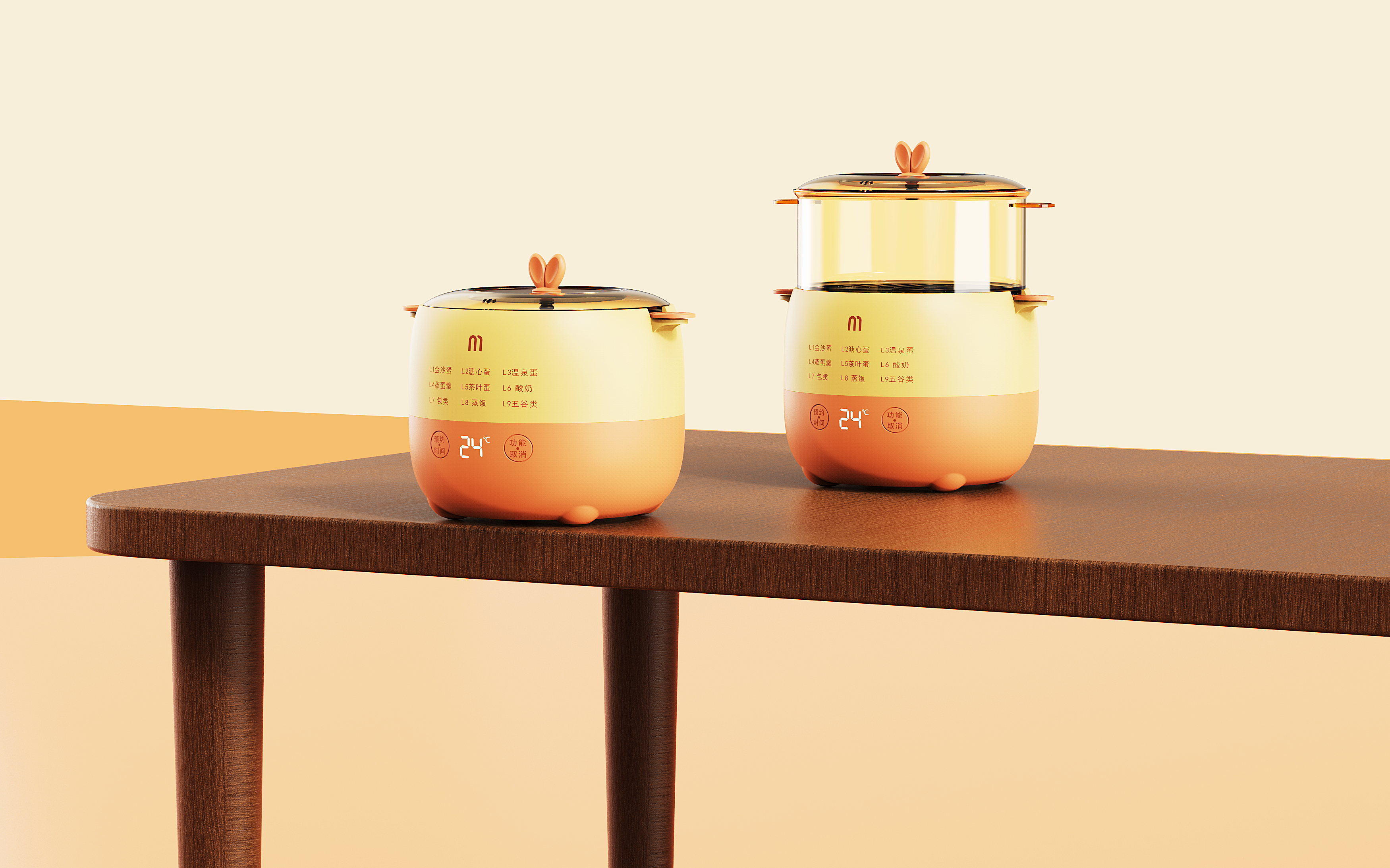 Egg boiler, egg steamer,，Kitchen appliances，breakfast utensils，Maternal and child appliances, bionic design，