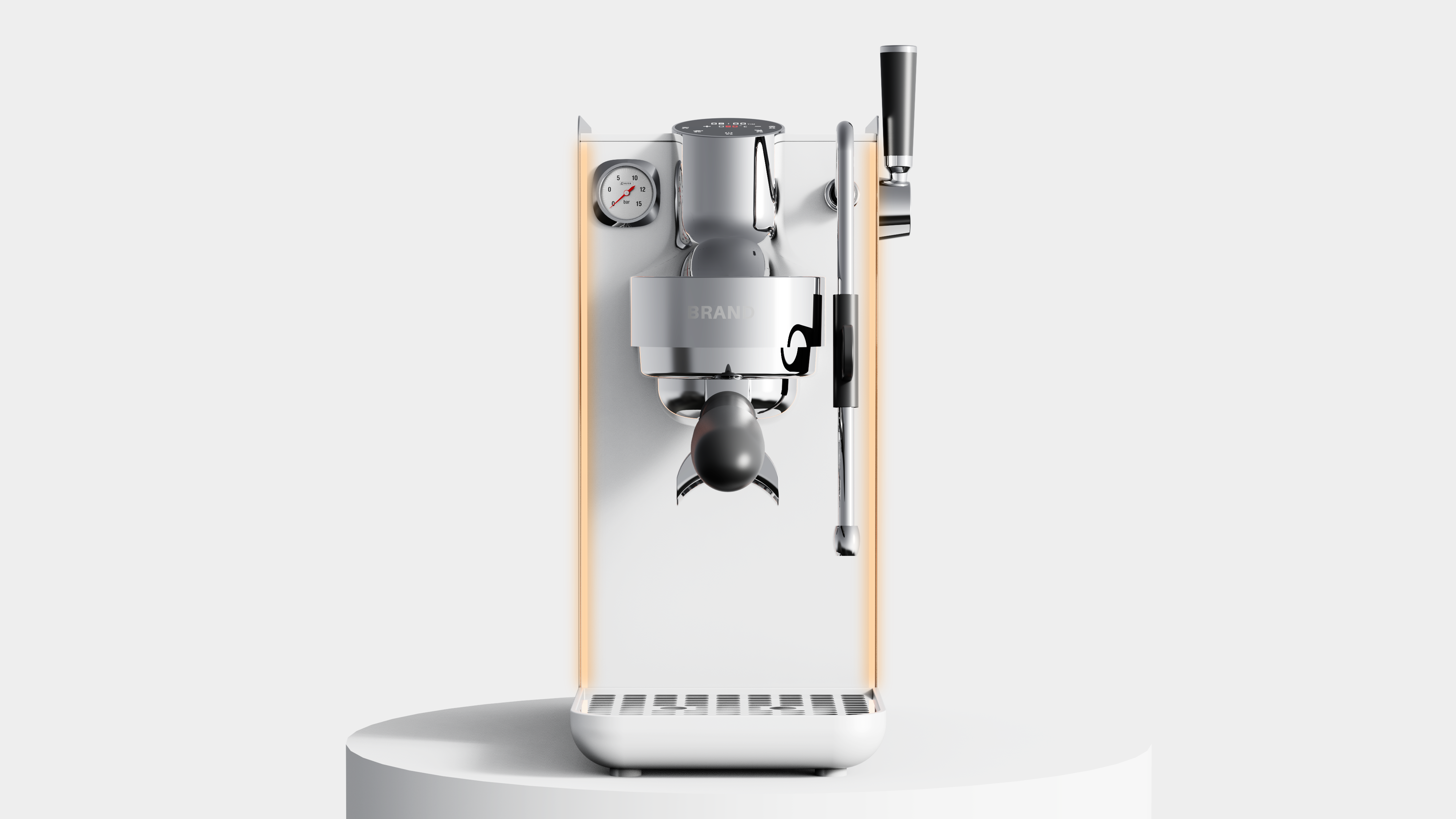 Coffee machine，semi-automatic，Semi automatic coffee machine，Shunde Design，product design，Zhongshan Design，