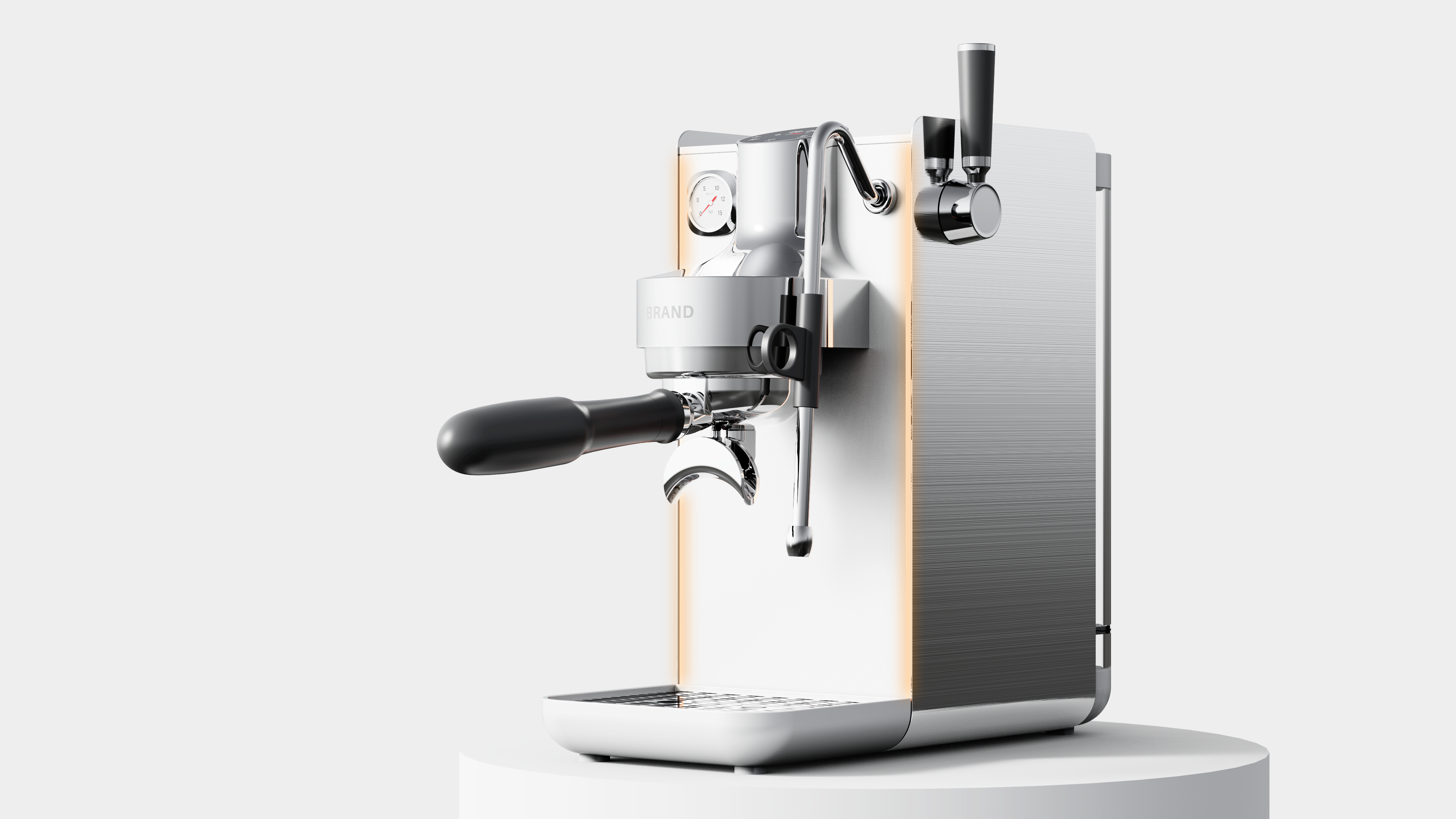 Coffee machine，semi-automatic，Semi automatic coffee machine，Shunde Design，product design，Zhongshan Design，
