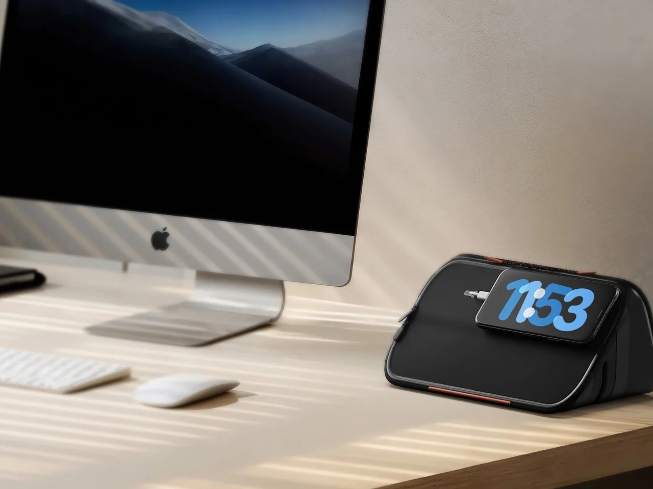 Deformation storage bag，Mobile phone bracket，Wireless charging dock，minimalist consumption，RED DOT，