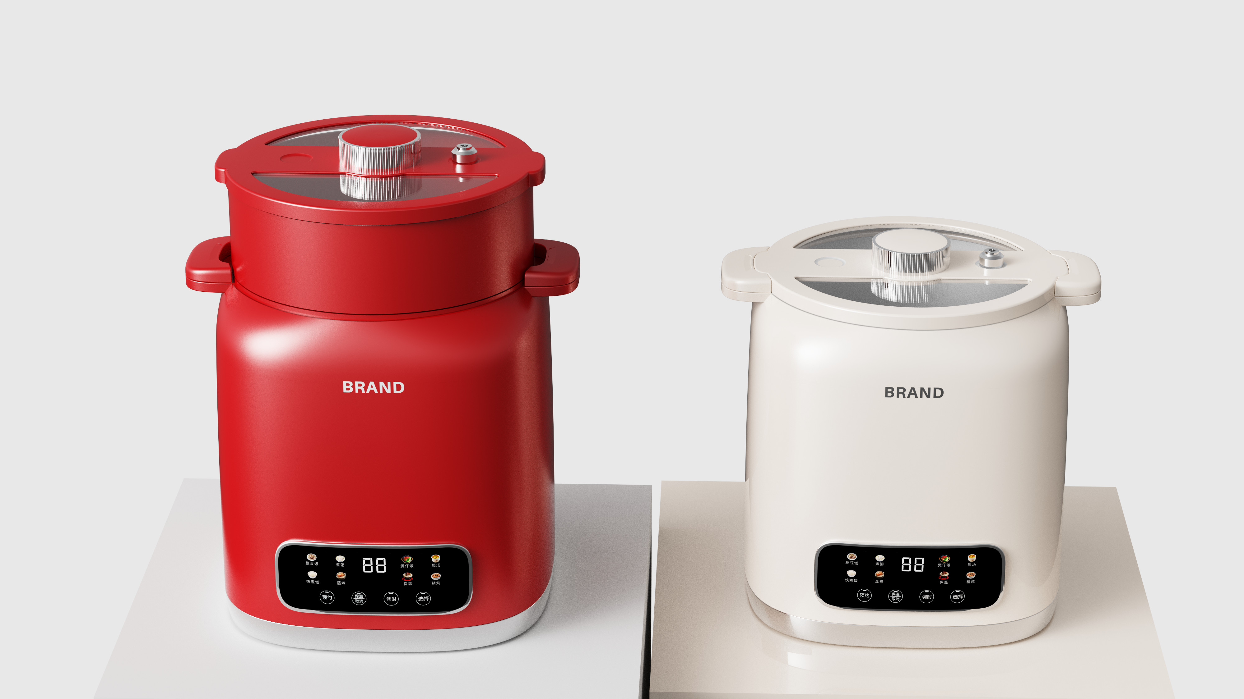 Electric micro-pressure pot，rice cooker，Electric pressure cooker，rice cooker，Shunde Design，Small household appliance design，Appearance design，industrial design，