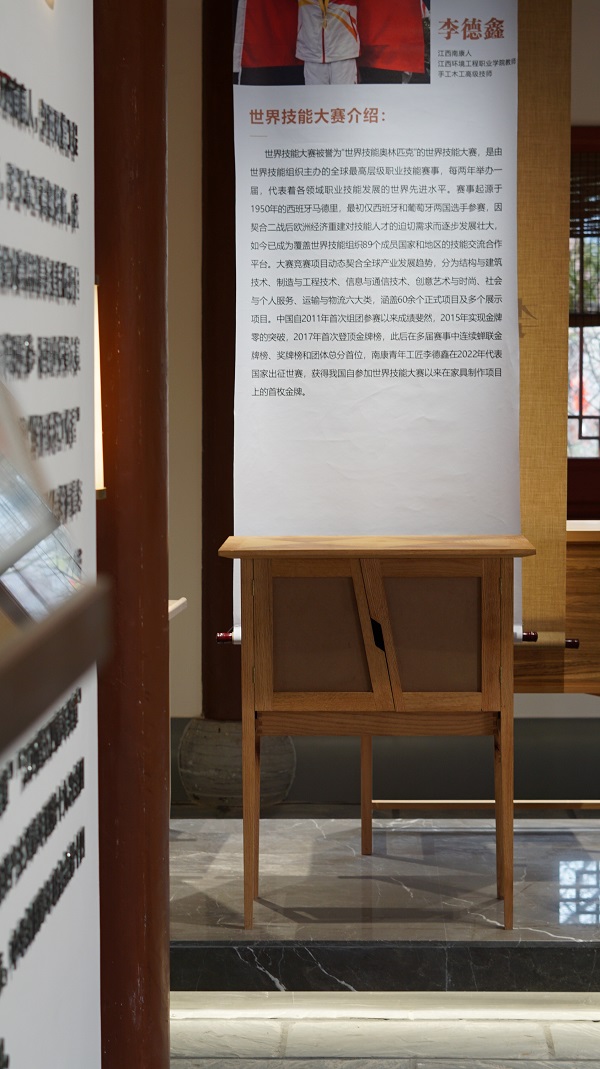 Wood, studio exhibition hall, furniture, antique, stone，