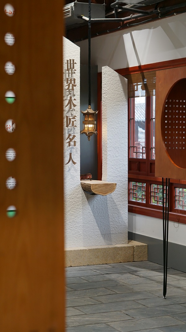 Wood, studio exhibition hall, furniture, antique, stone，