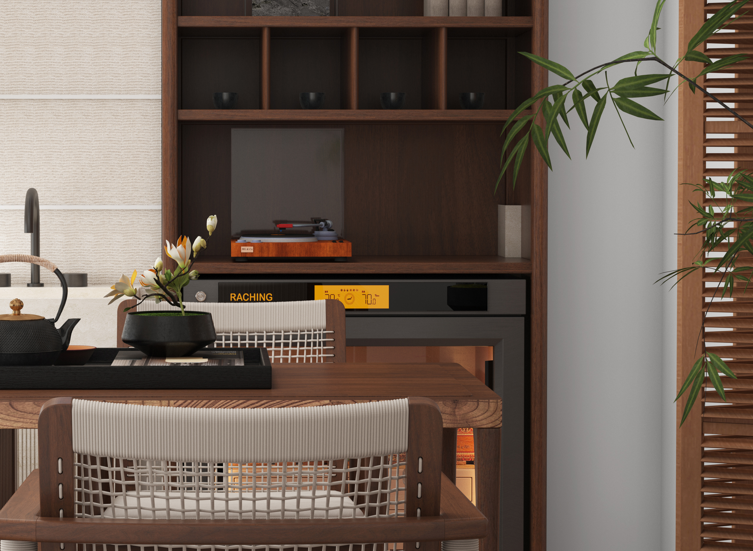 Minimalist Mid-Century Modern Duplex，