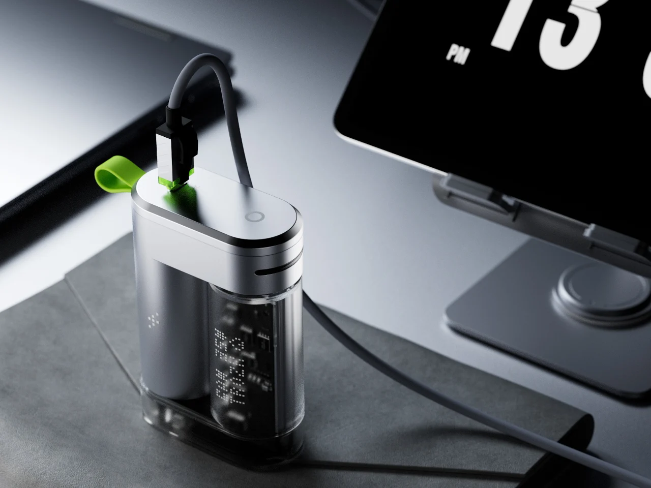 Trozk Binary Star，Three in one，Cyberpunk，Portable mobile phone holder，Travel accessories，