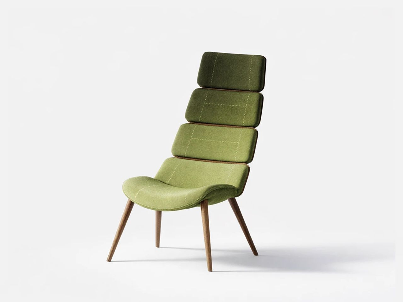 Aerise，bionic furniture，dragonfly skeleton，Segmented backrest，Modular Ergonomics，