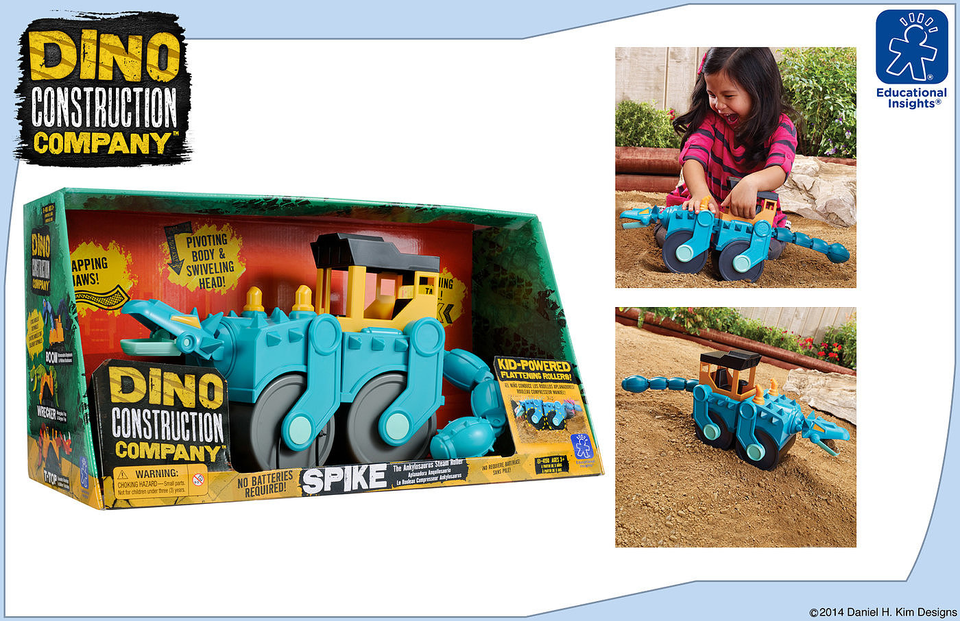 玩具车，草绘，犀牛，Dino Constructi，