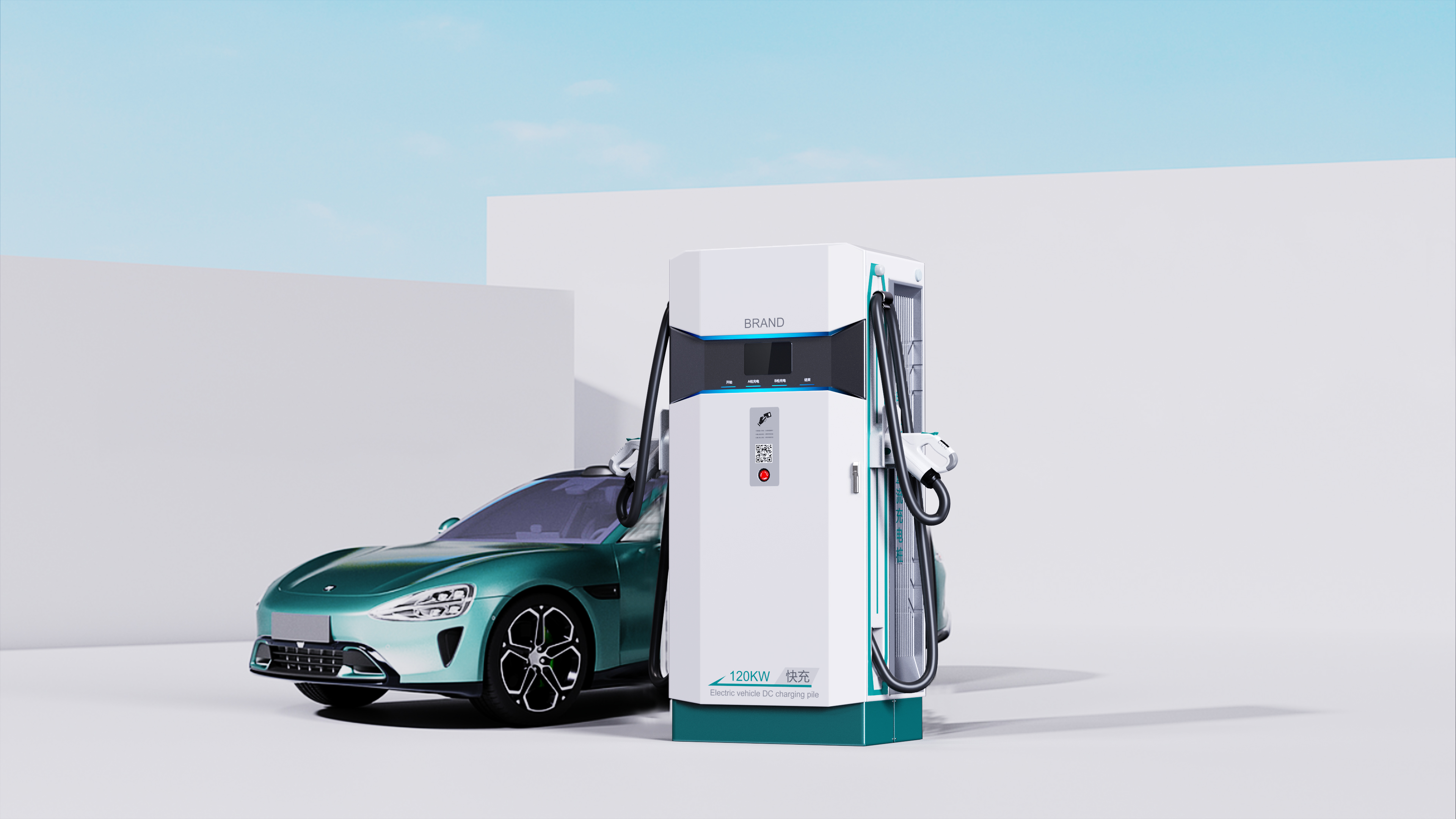 Charging equipment，Vehicle replenishment，Double gun quick charge，
