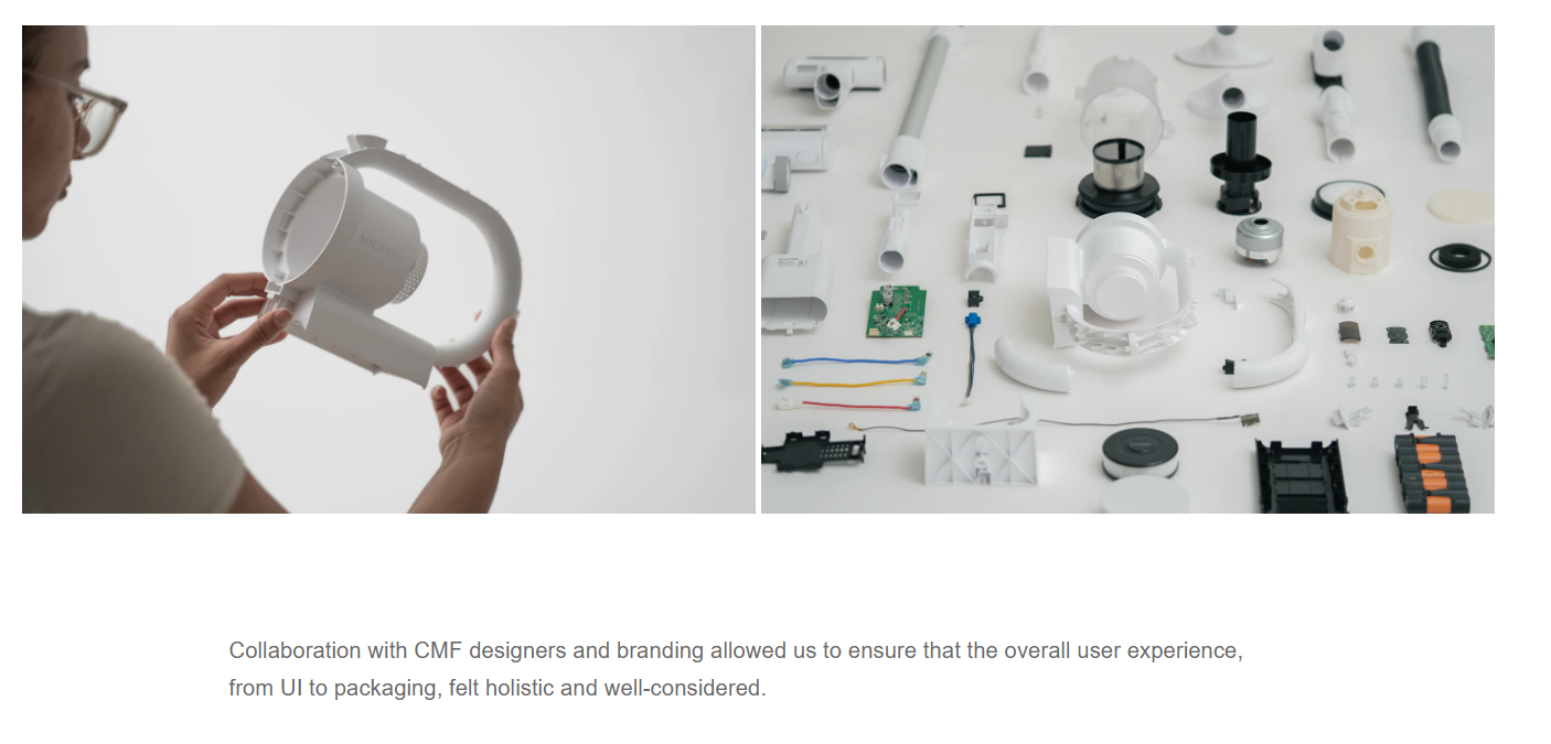vacuum cleaner; small household appliances; modularization; multi-function; CMF，