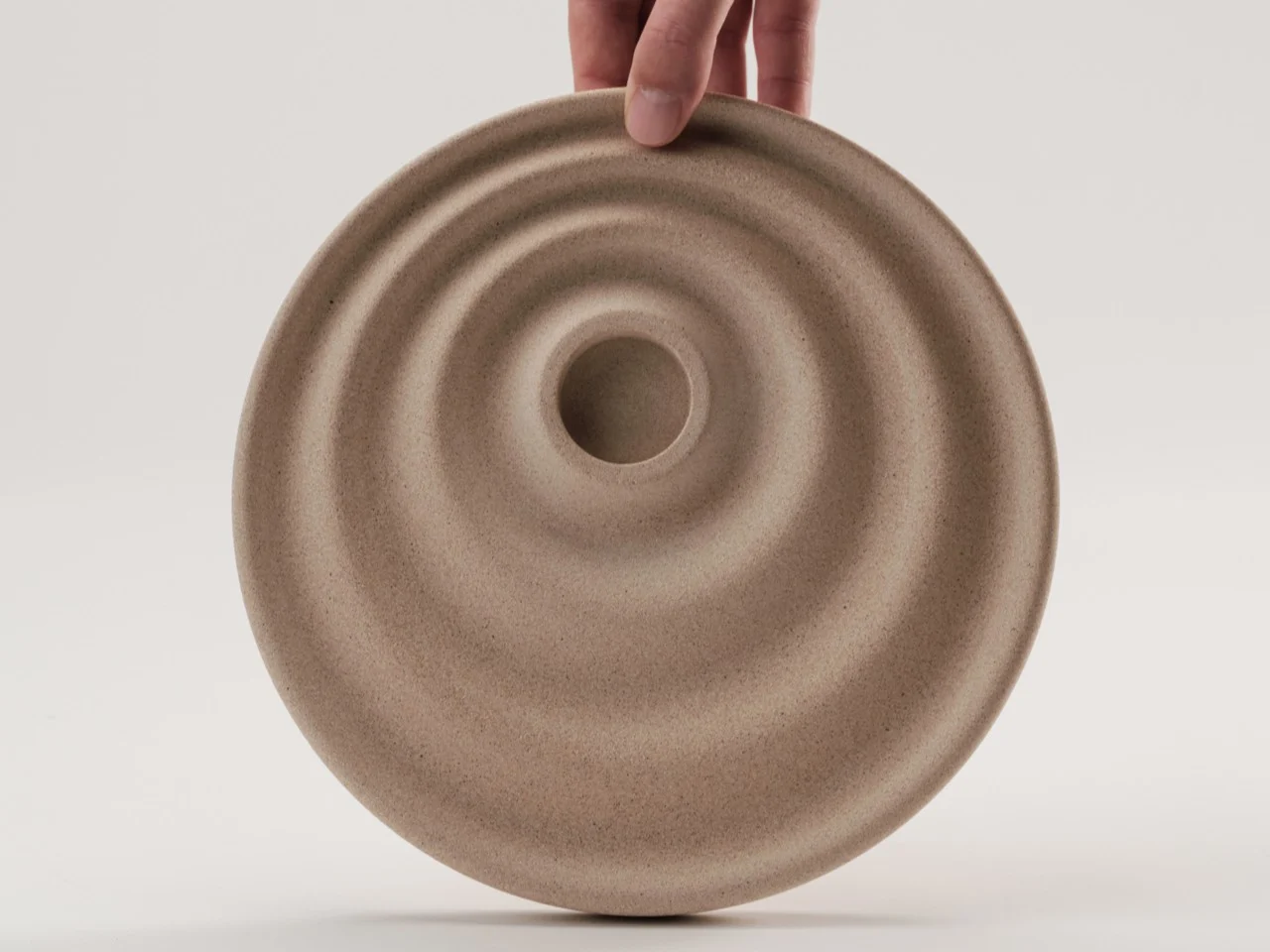 Delicato Tray，Oftwise，Storage tray，Sustainable Stone，Integrated candle holder，
