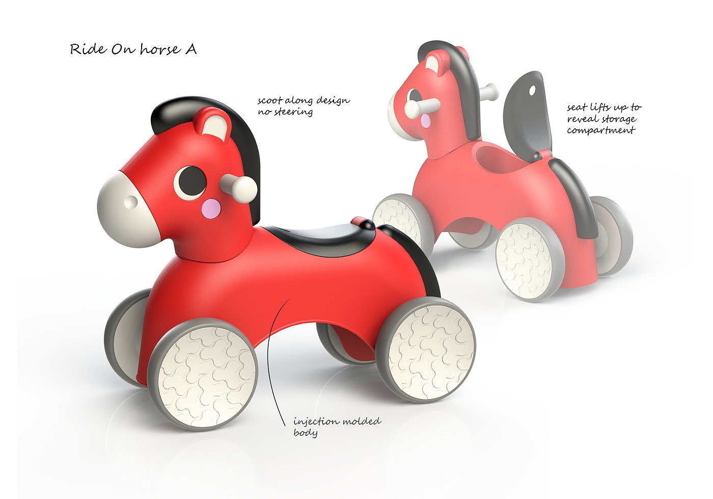 Toy pony，product design，