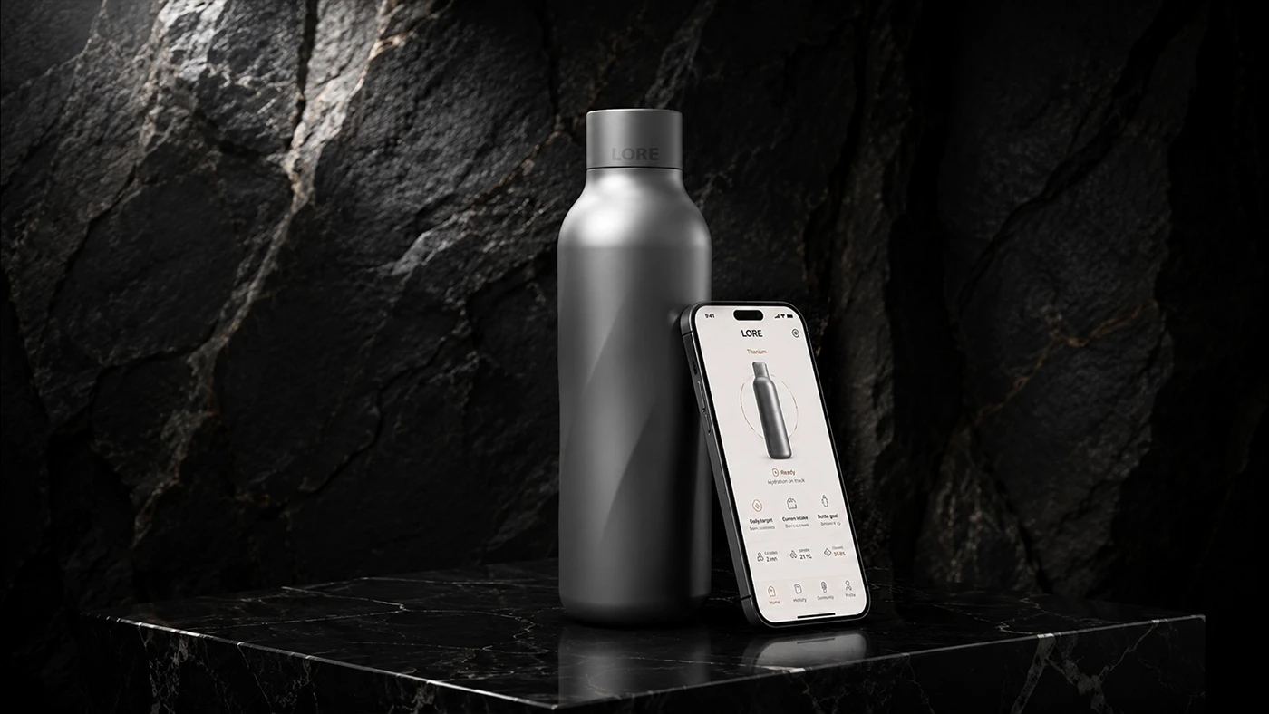 LORE，Water cup，originality，Drinking water container，