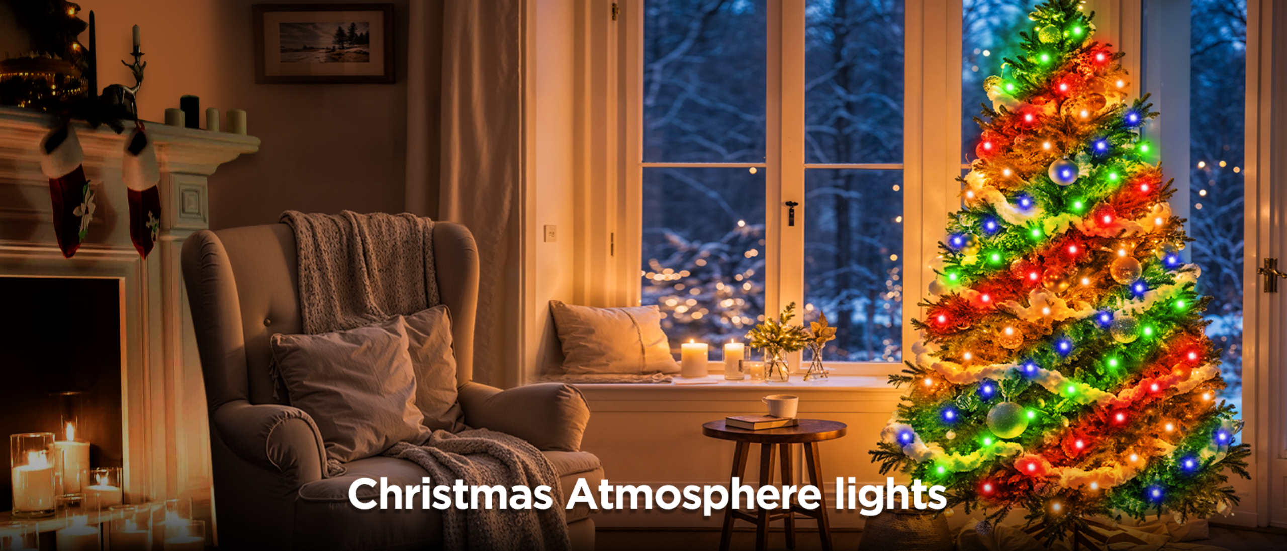 Christmas tree lights，Atmosphere lamp，Tree light，