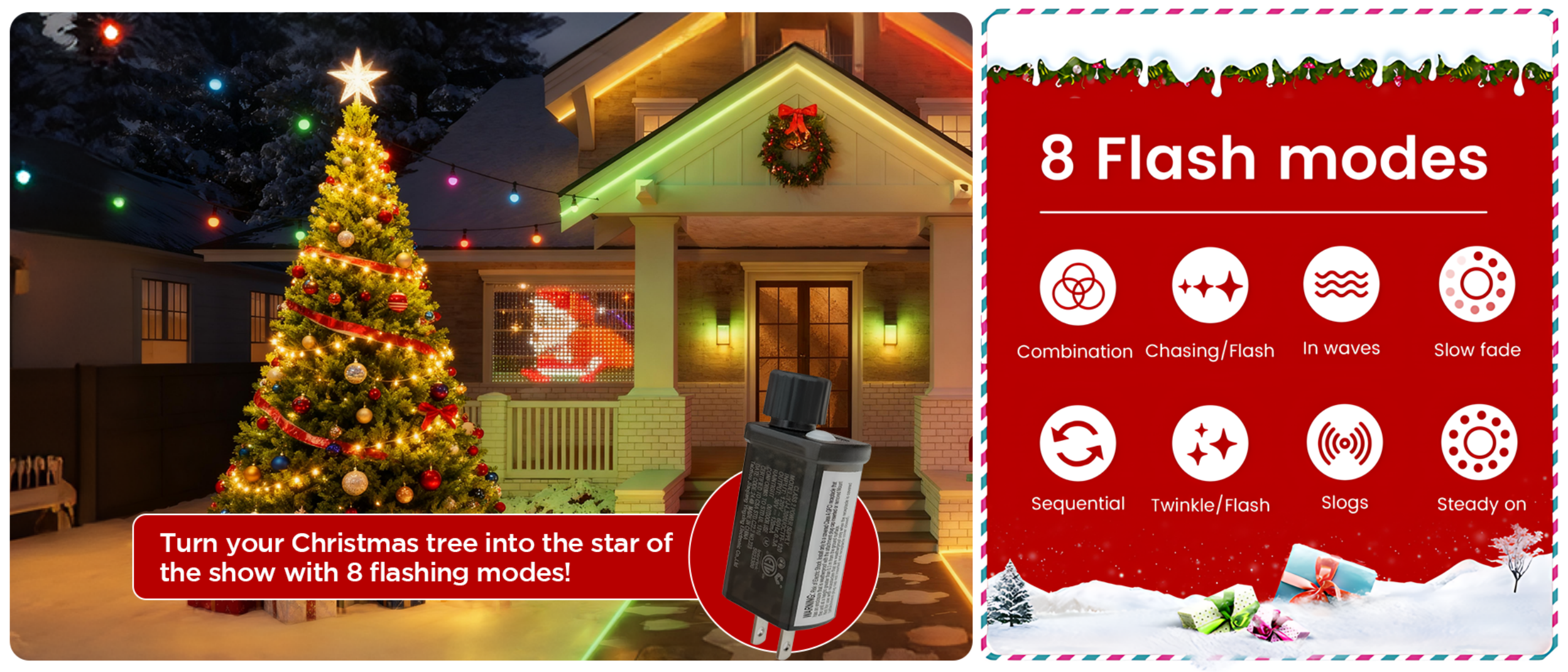 Christmas tree lights，Atmosphere lamp，Tree light，