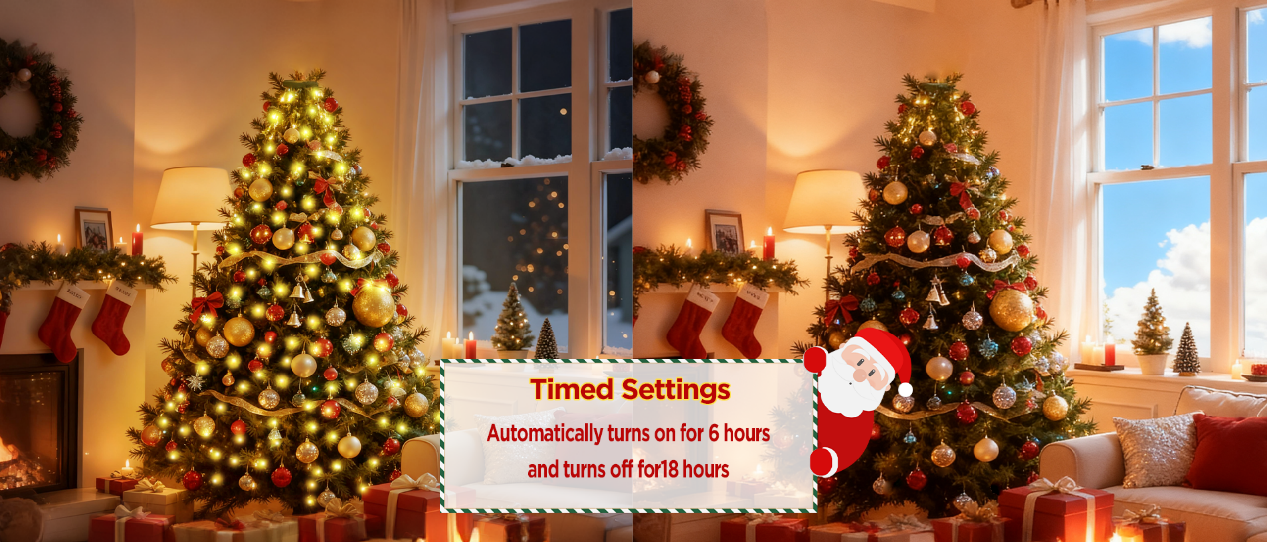 Christmas tree lights，Atmosphere lamp，Tree light，