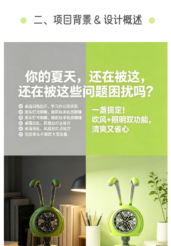 electric fan，Desk lamp，