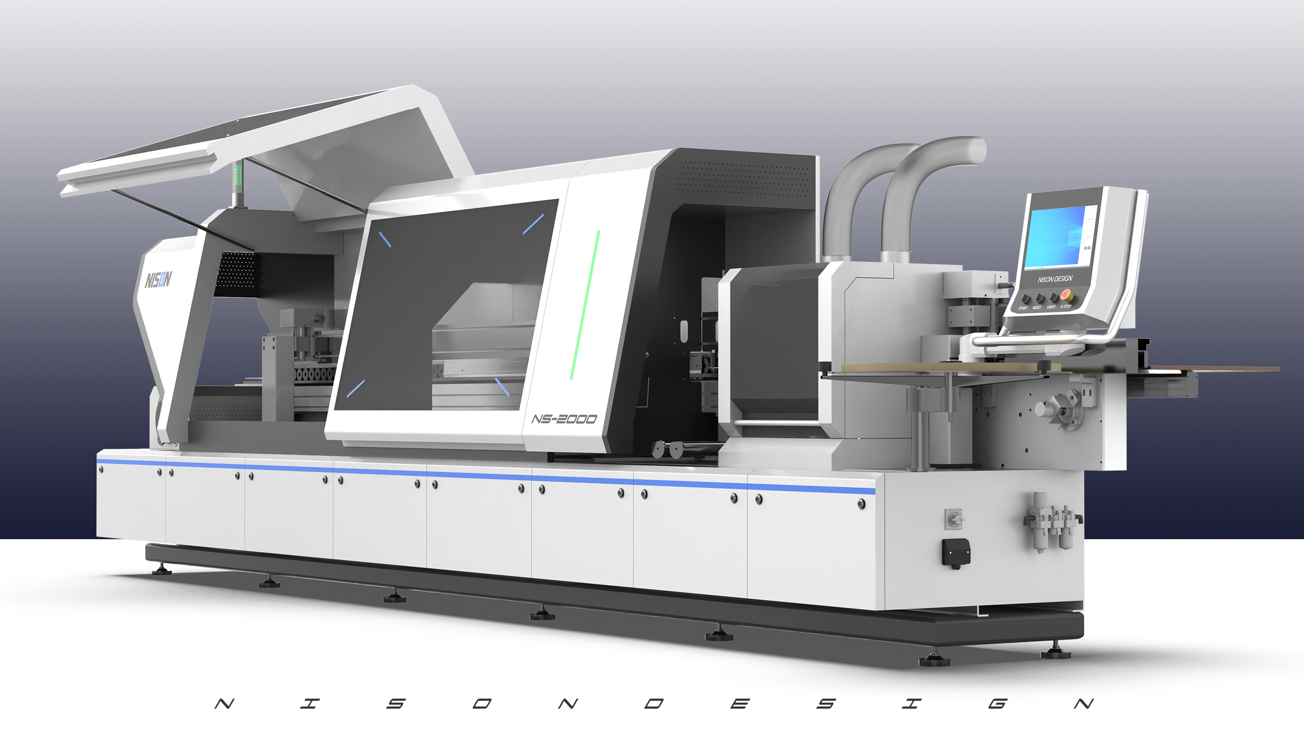 Sheet metal equipment，Sheet metal design，Edge Banding Machine，industrial design，