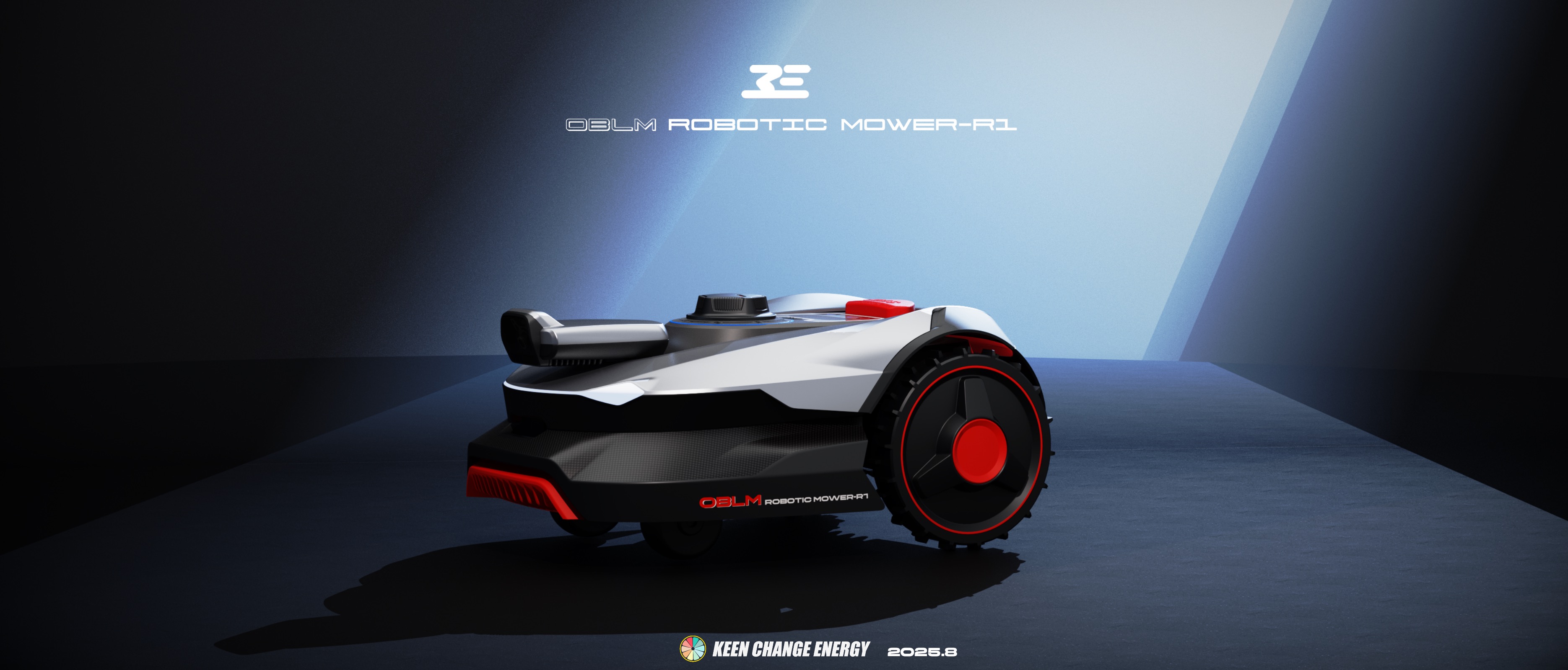 Industrial design appearance design intelligent lawn mower，