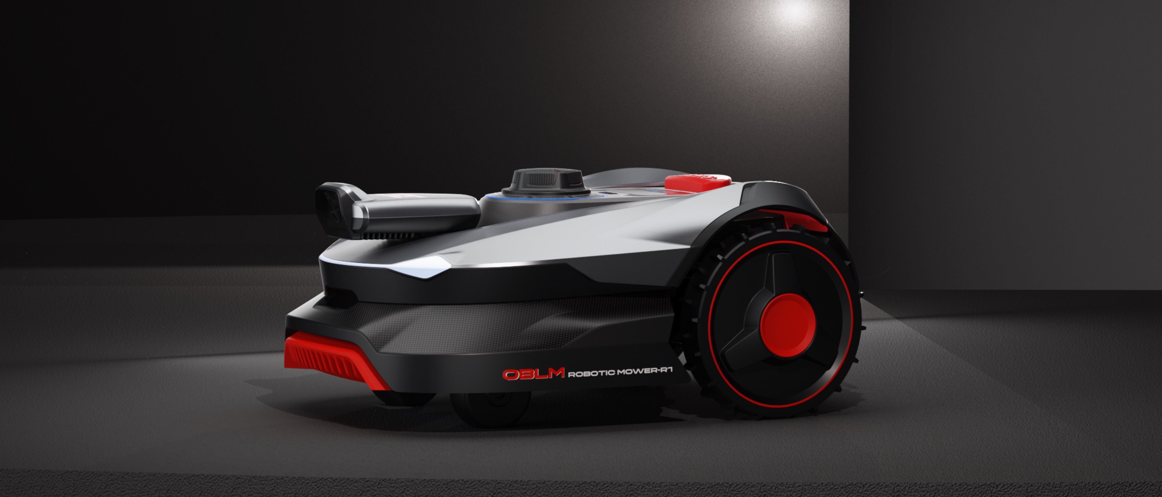 Industrial design appearance design intelligent lawn mower，