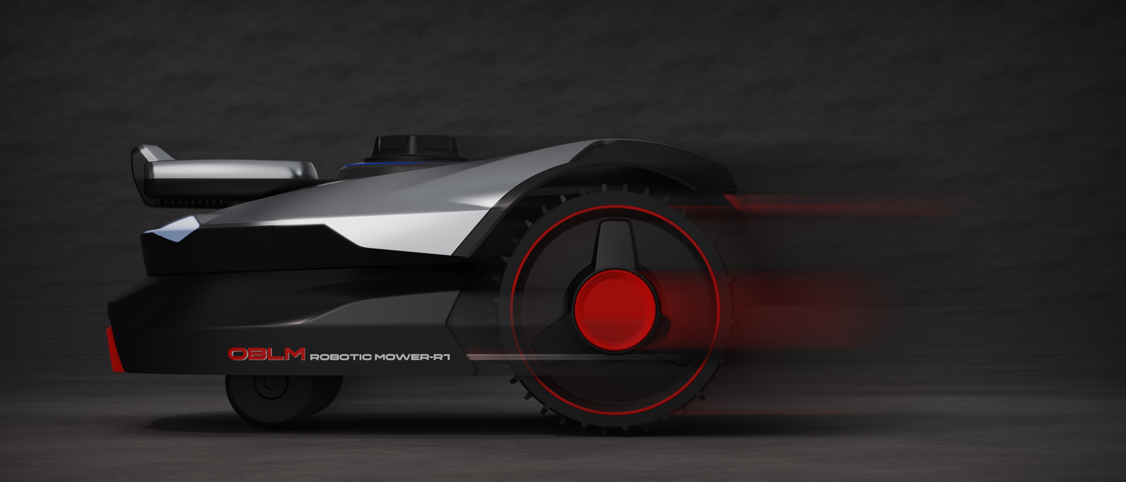 Industrial design appearance design intelligent lawn mower，