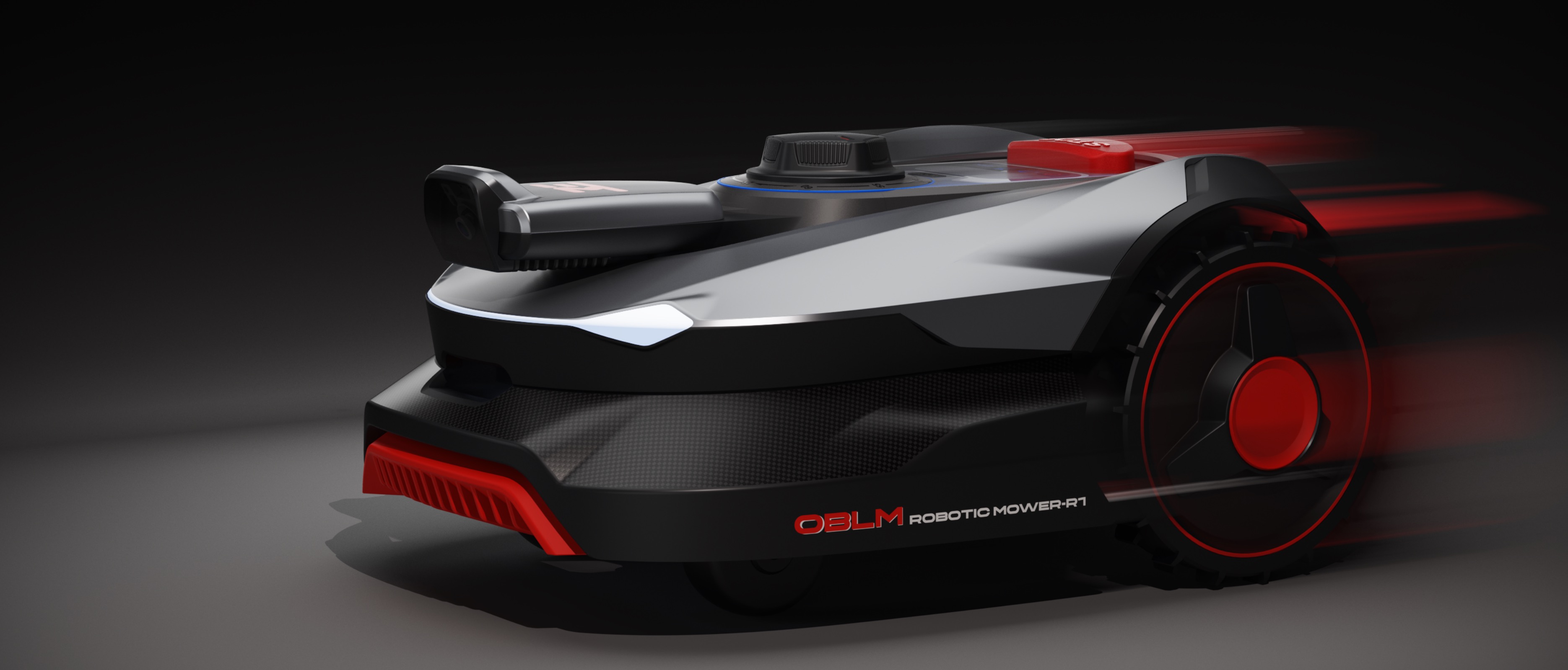 Industrial design appearance design intelligent lawn mower，