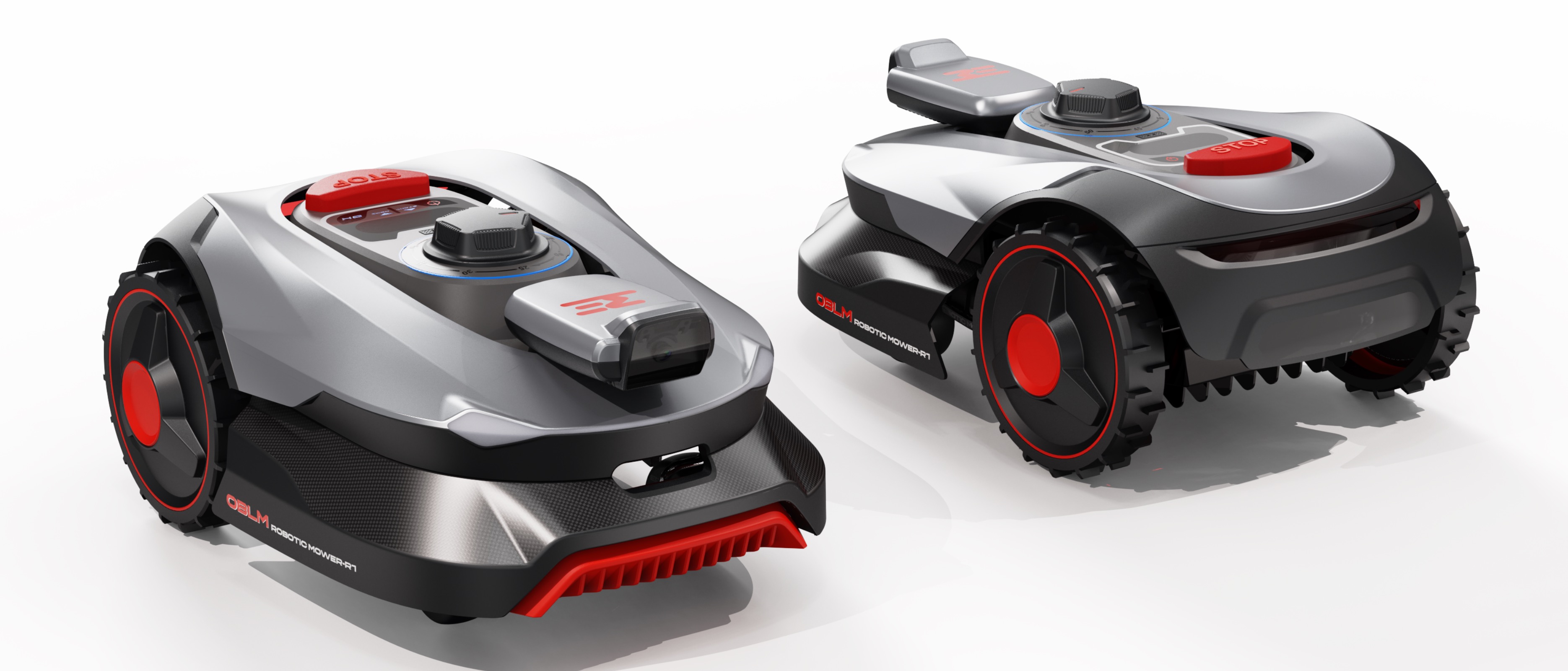 Industrial design appearance design intelligent lawn mower，