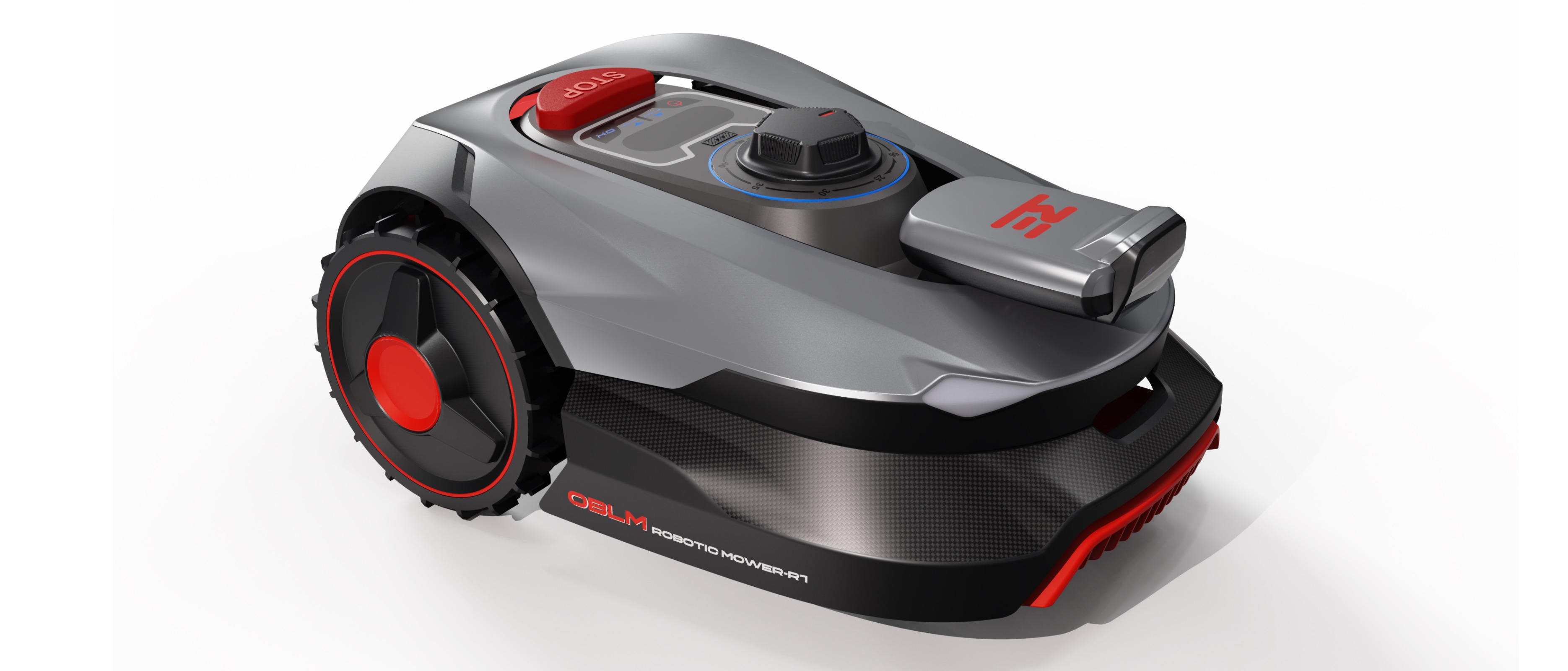 Industrial design appearance design intelligent lawn mower，