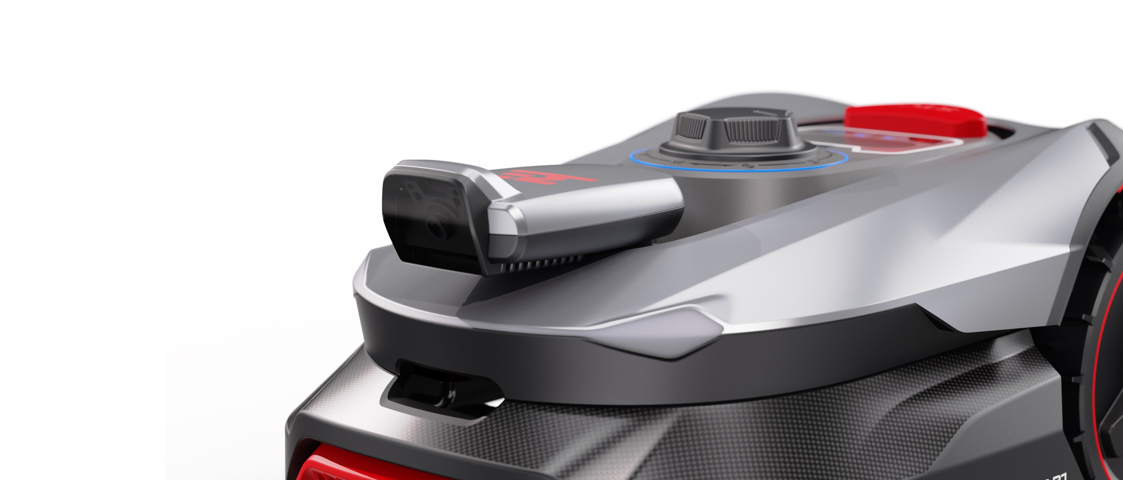 Industrial design appearance design intelligent lawn mower，