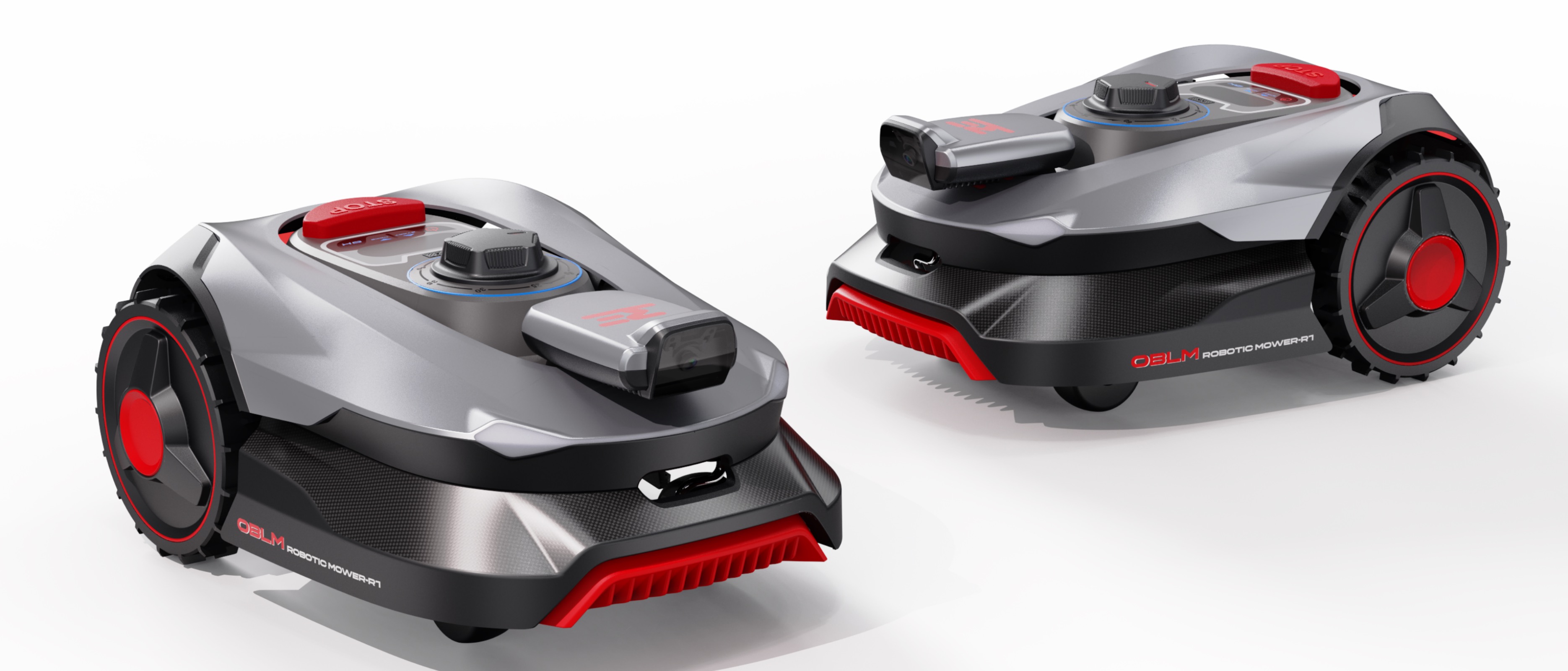 Industrial design appearance design intelligent lawn mower，