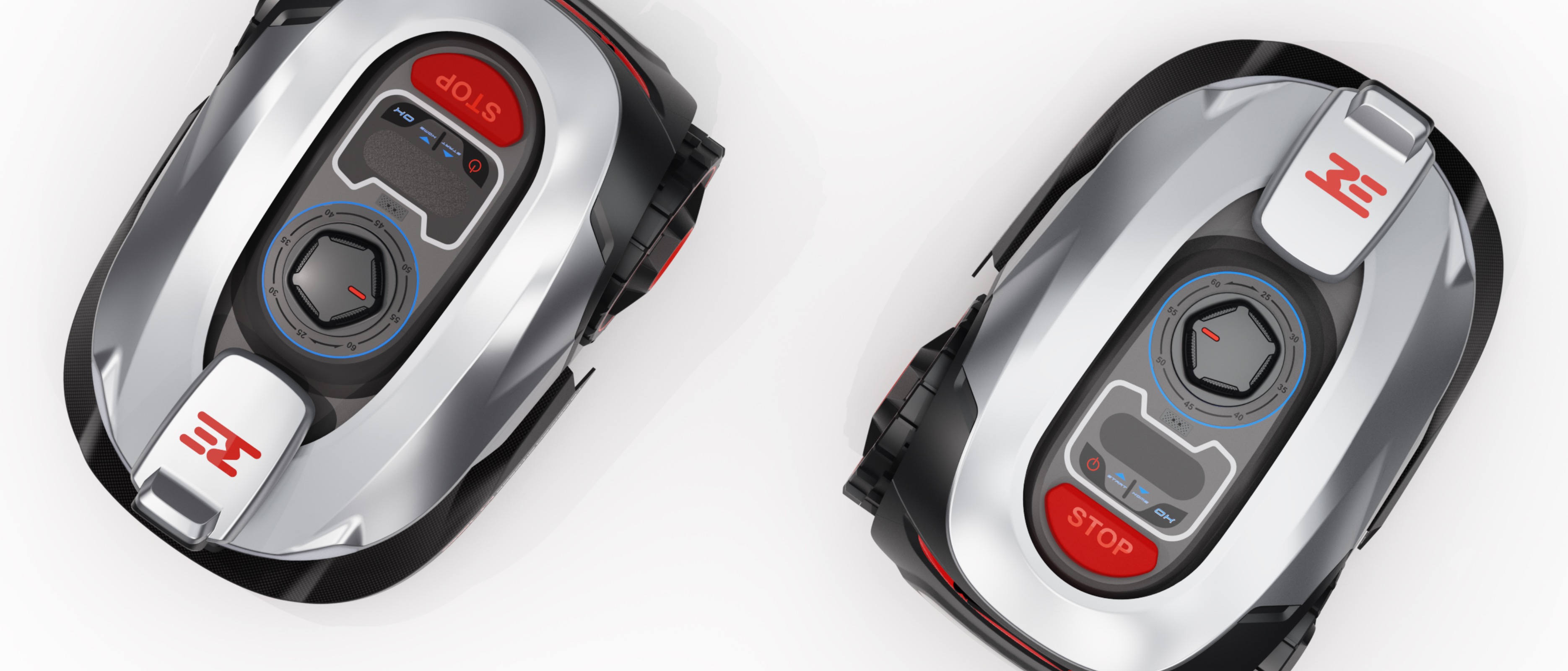 Industrial design appearance design intelligent lawn mower，