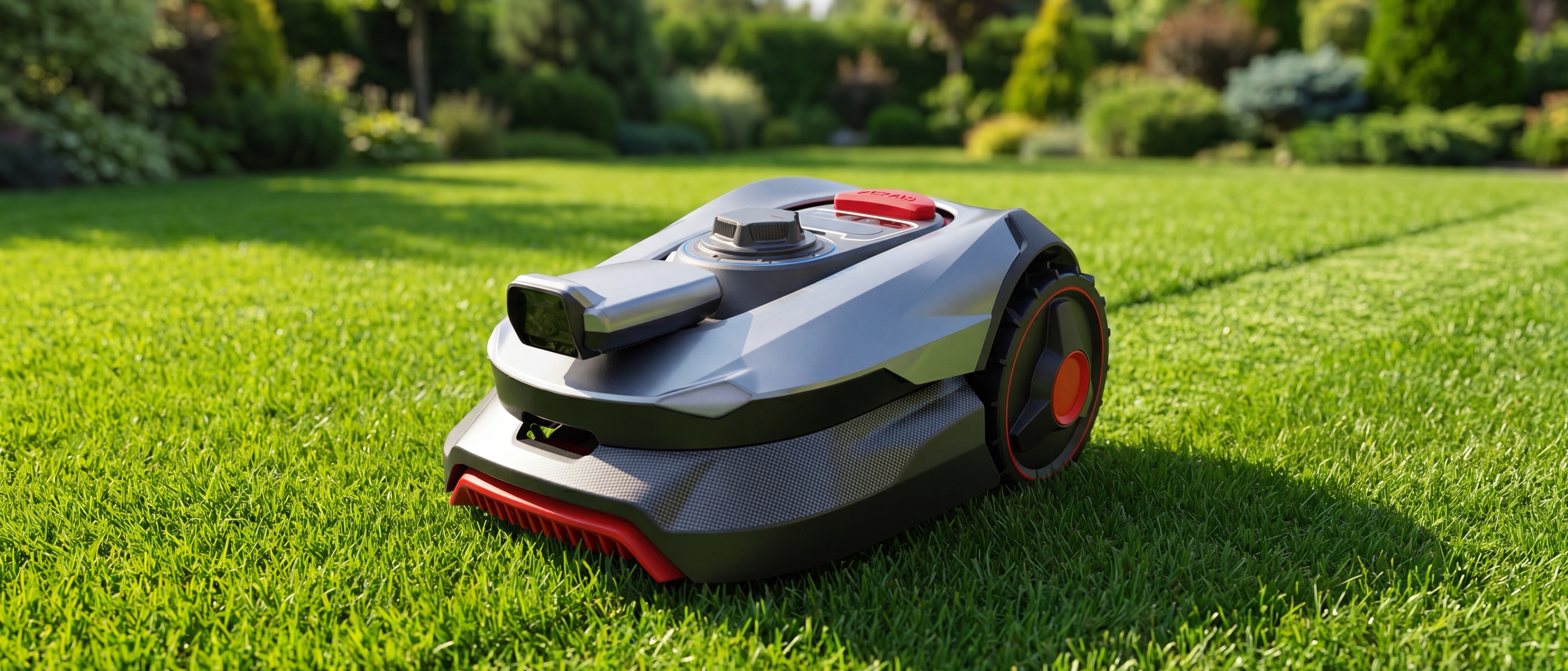 Industrial design appearance design intelligent lawn mower，