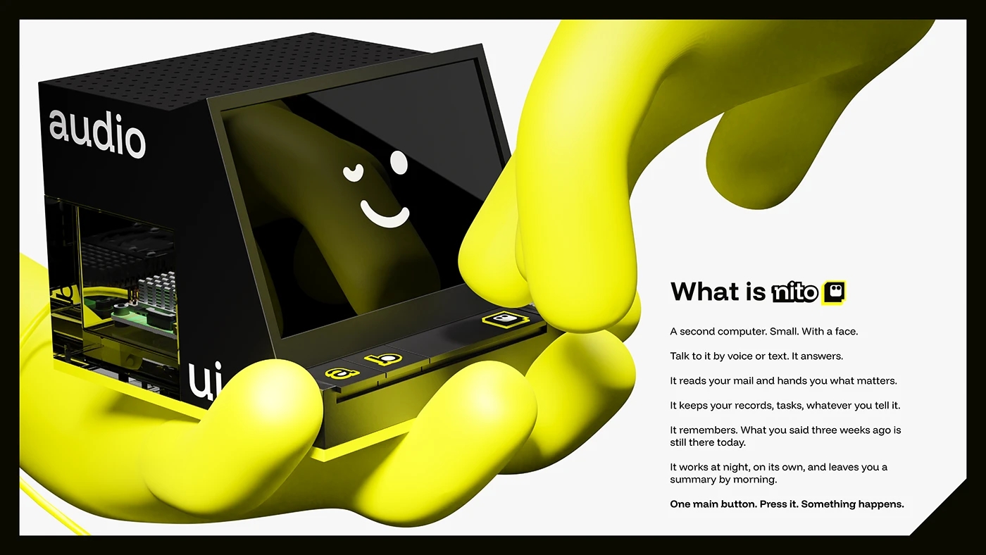 Nito，Desktop companion device，Digital，Electronic equipment，