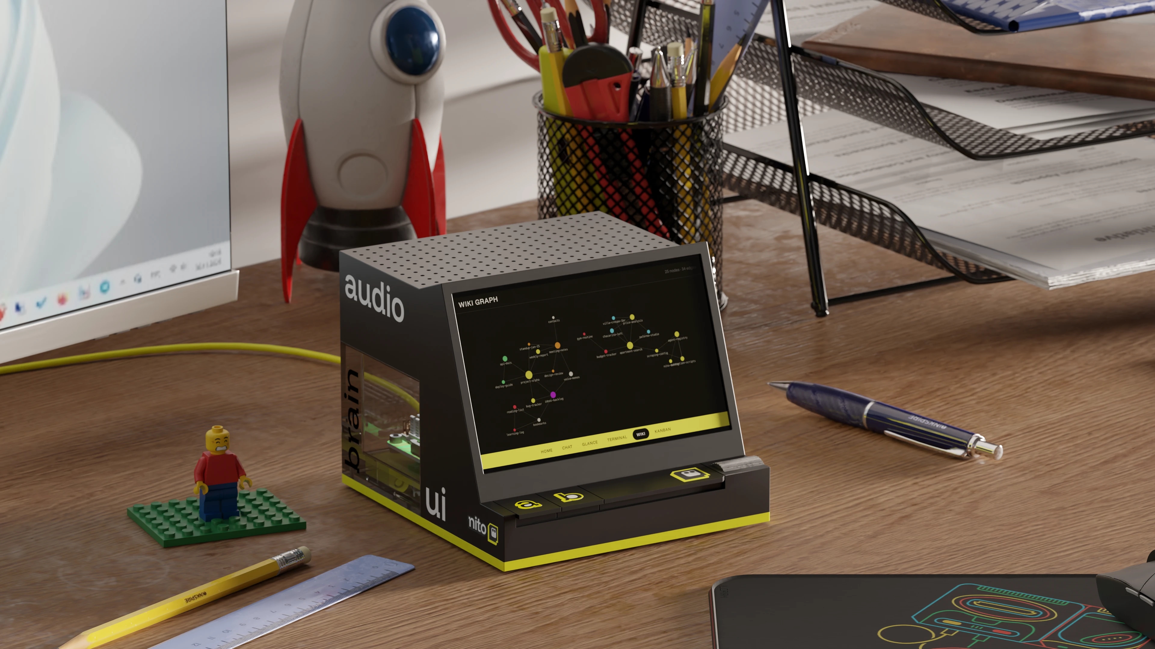 Nito，Desktop companion device，Digital，Electronic equipment，