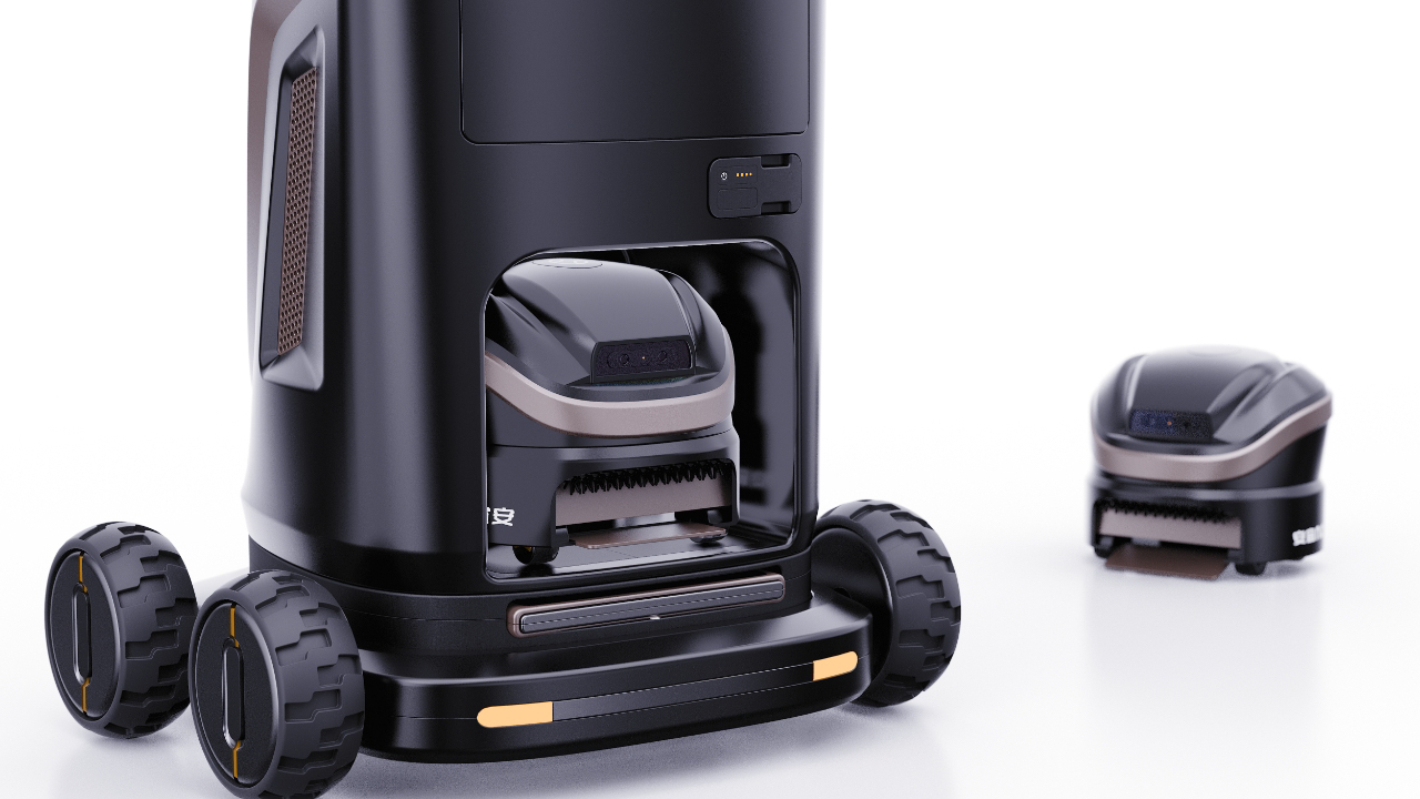 industrial design，product design，Service machine，Ball collection machine，Integrated design，Tennis，