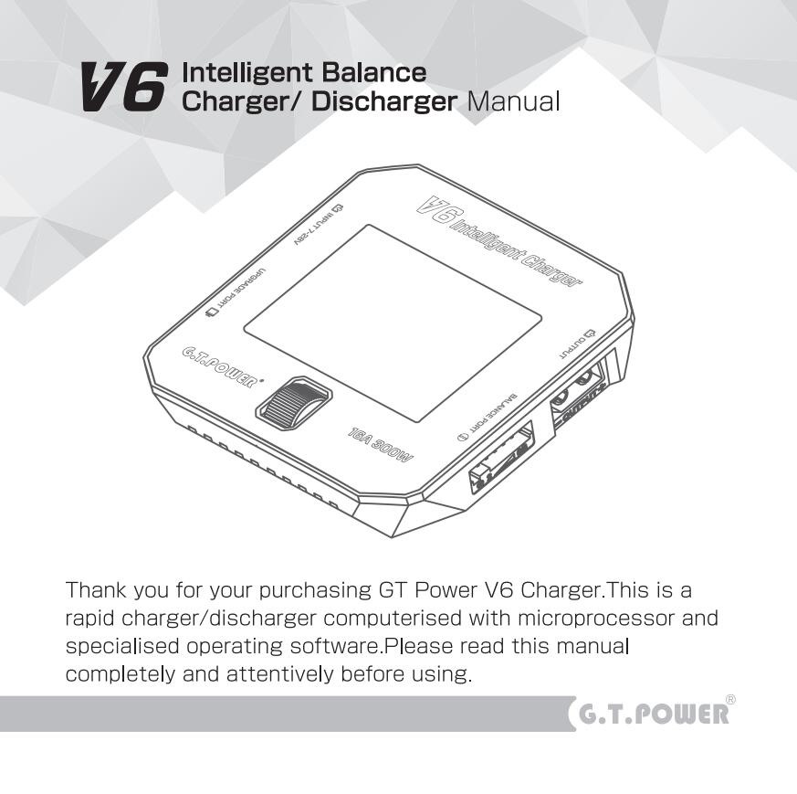 3C products，Smart balance charger，RC charger，