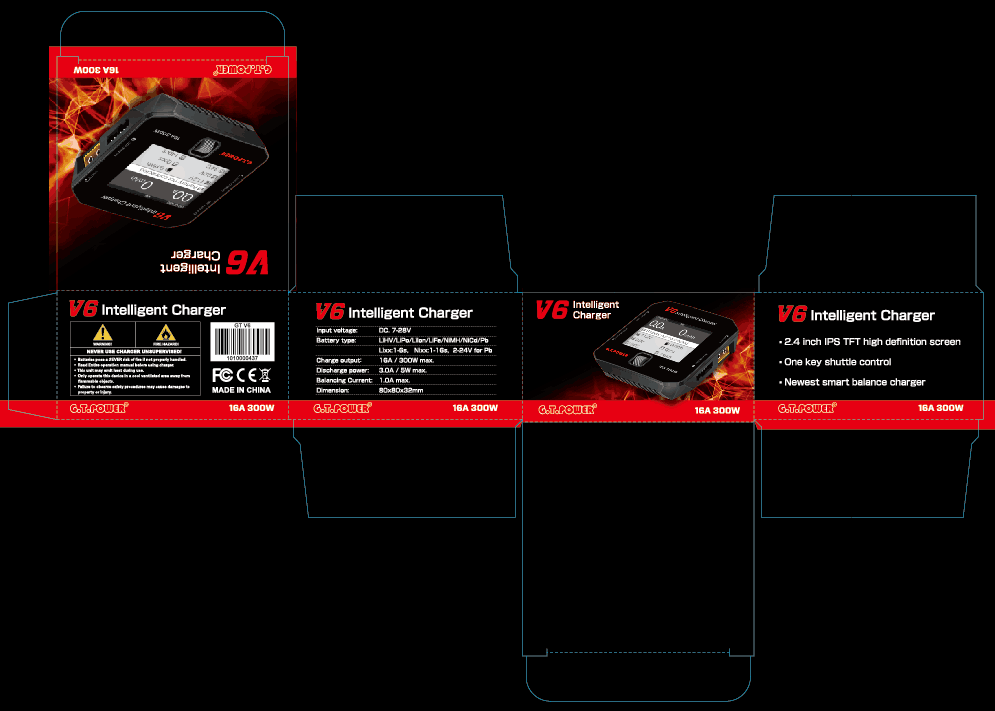 3C products，Smart balance charger，RC charger，