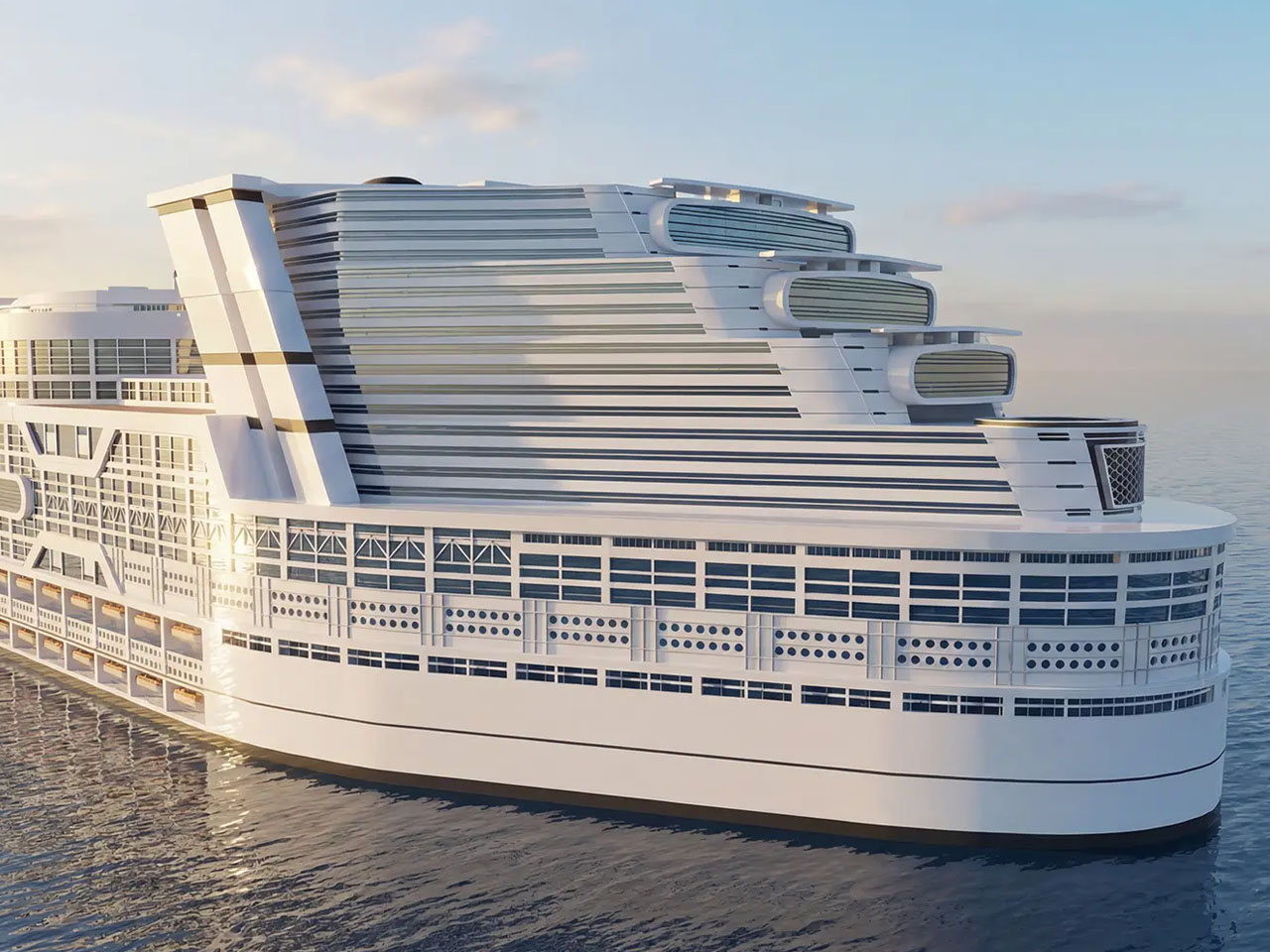Floating City，Freedom Ship，ship，vehicle，Cruise，