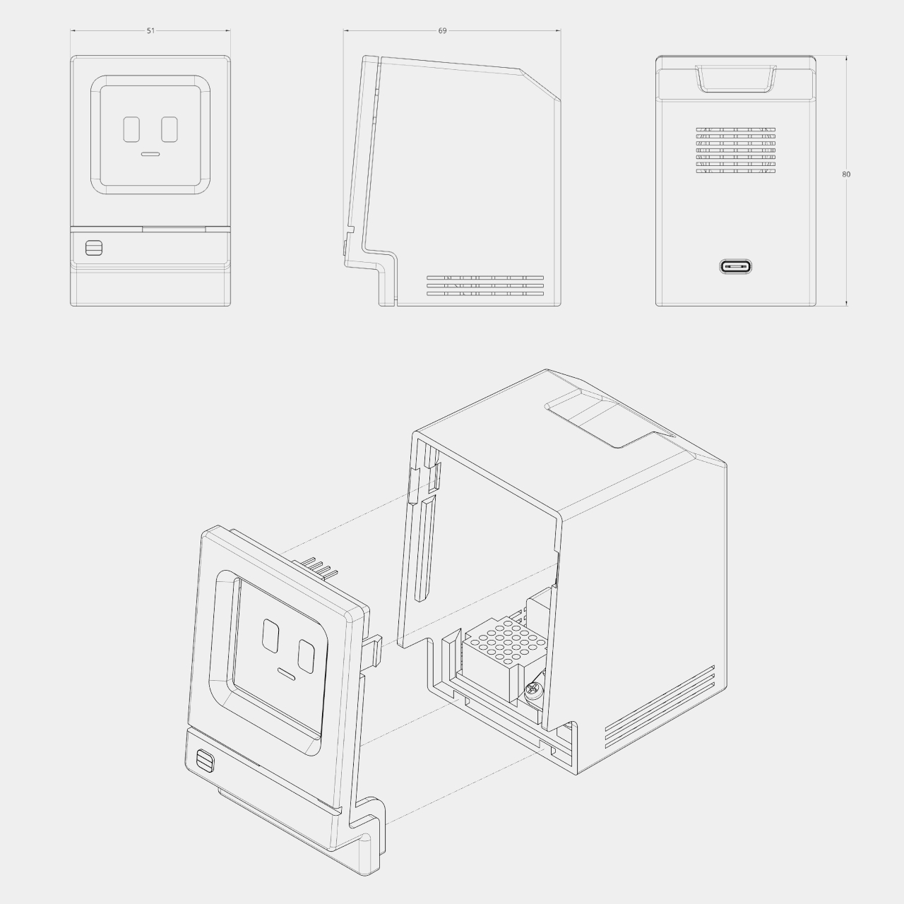 Count，loudspeaker box，3D printing，Digital，
