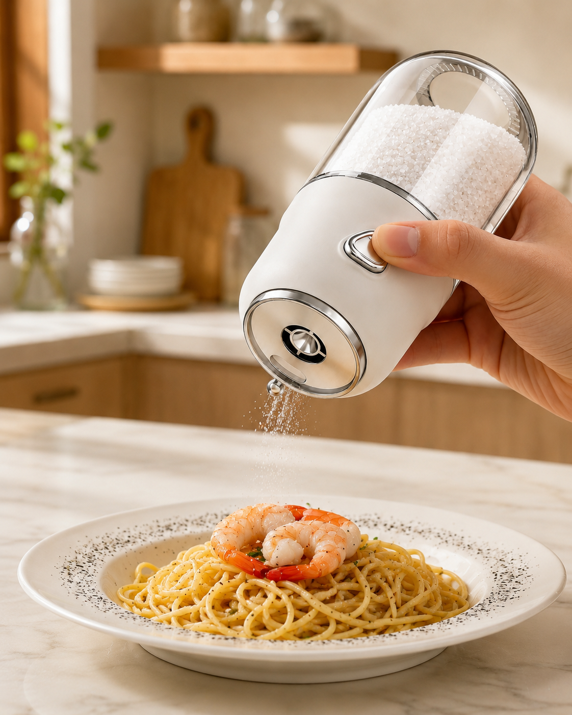 Salt shaker，ration，Sprinkle salt shaker，kitchen，high-end，Quantitative salt shaker，Dual purpose，