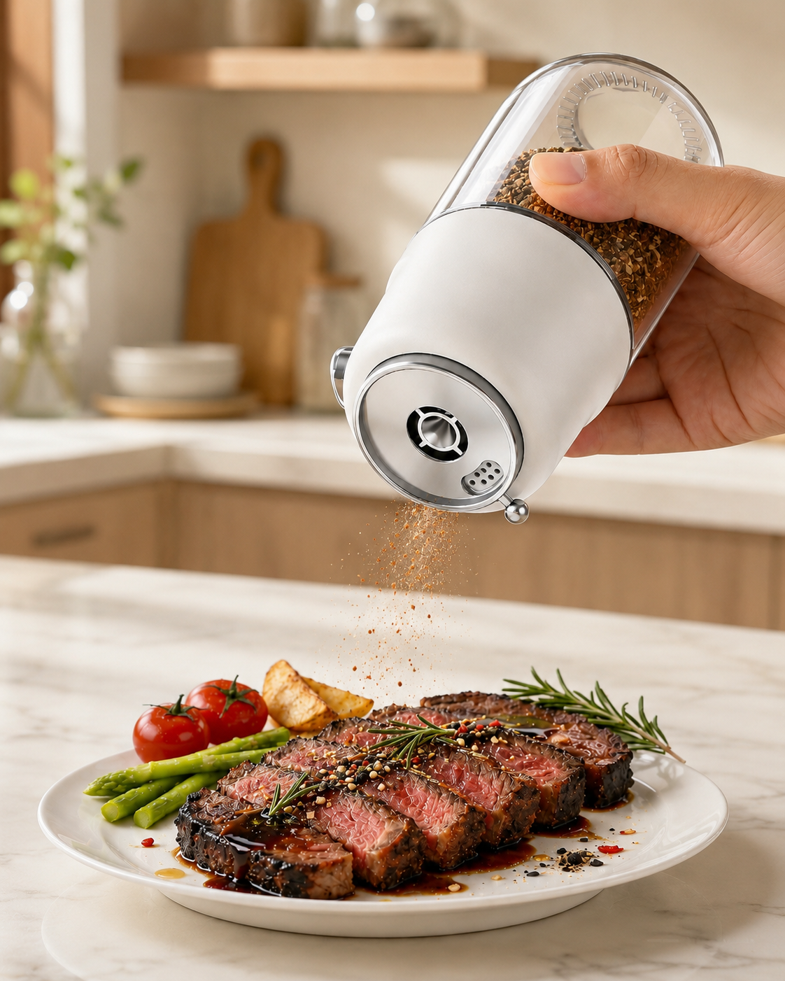Salt shaker，ration，Sprinkle salt shaker，kitchen，high-end，Quantitative salt shaker，Dual purpose，