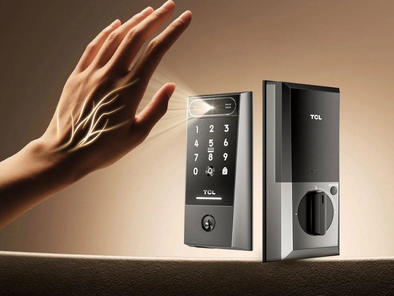 Intelligent lock，Digital，Electronic equipment，D2 Pro，Palm vein smart lock，